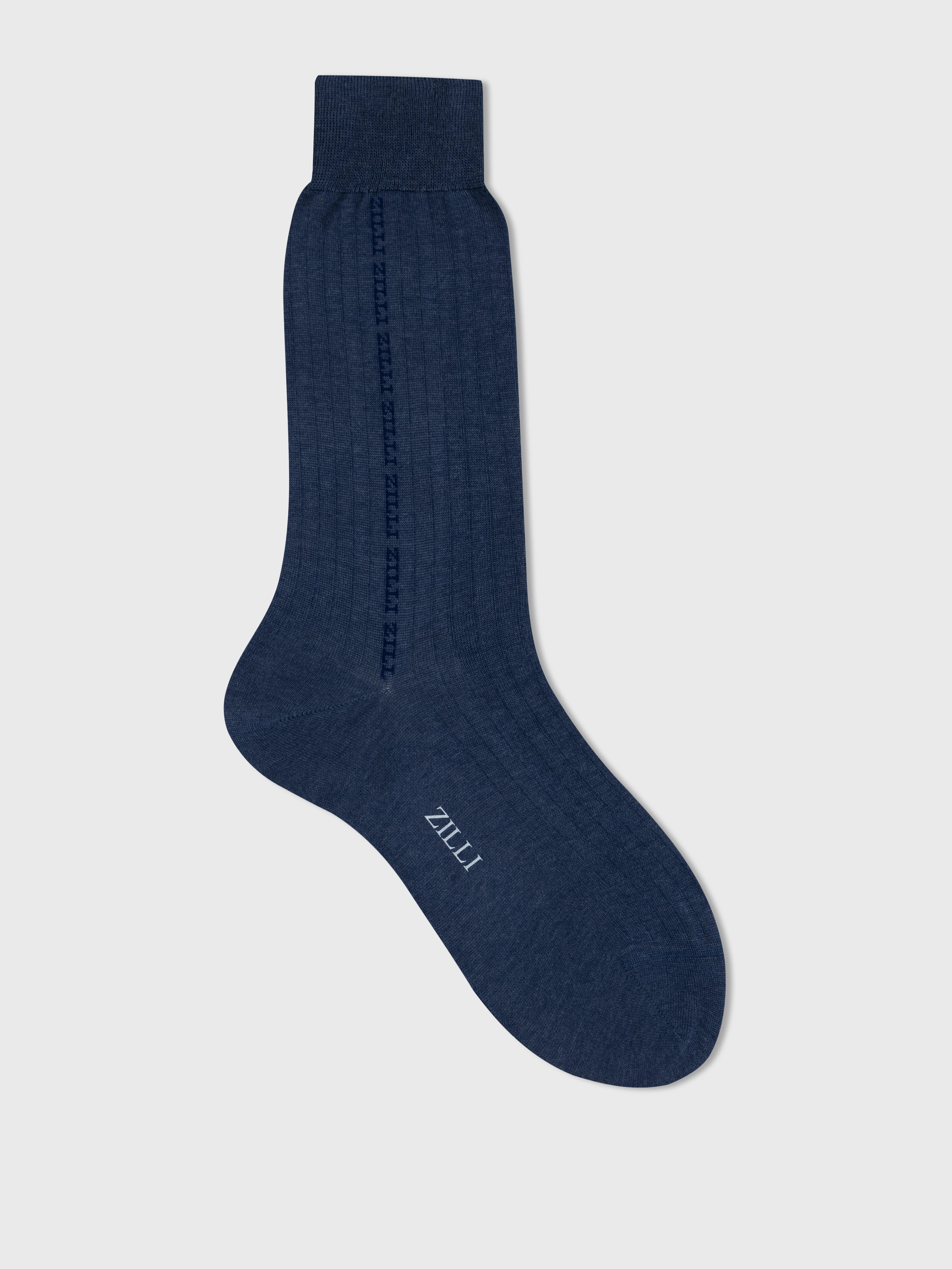 Носки ZILLI Tapered Socks - Синие джинсы
