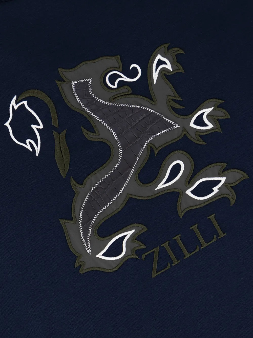 Футболка с вышивкой логотипа - Синий ВМФ