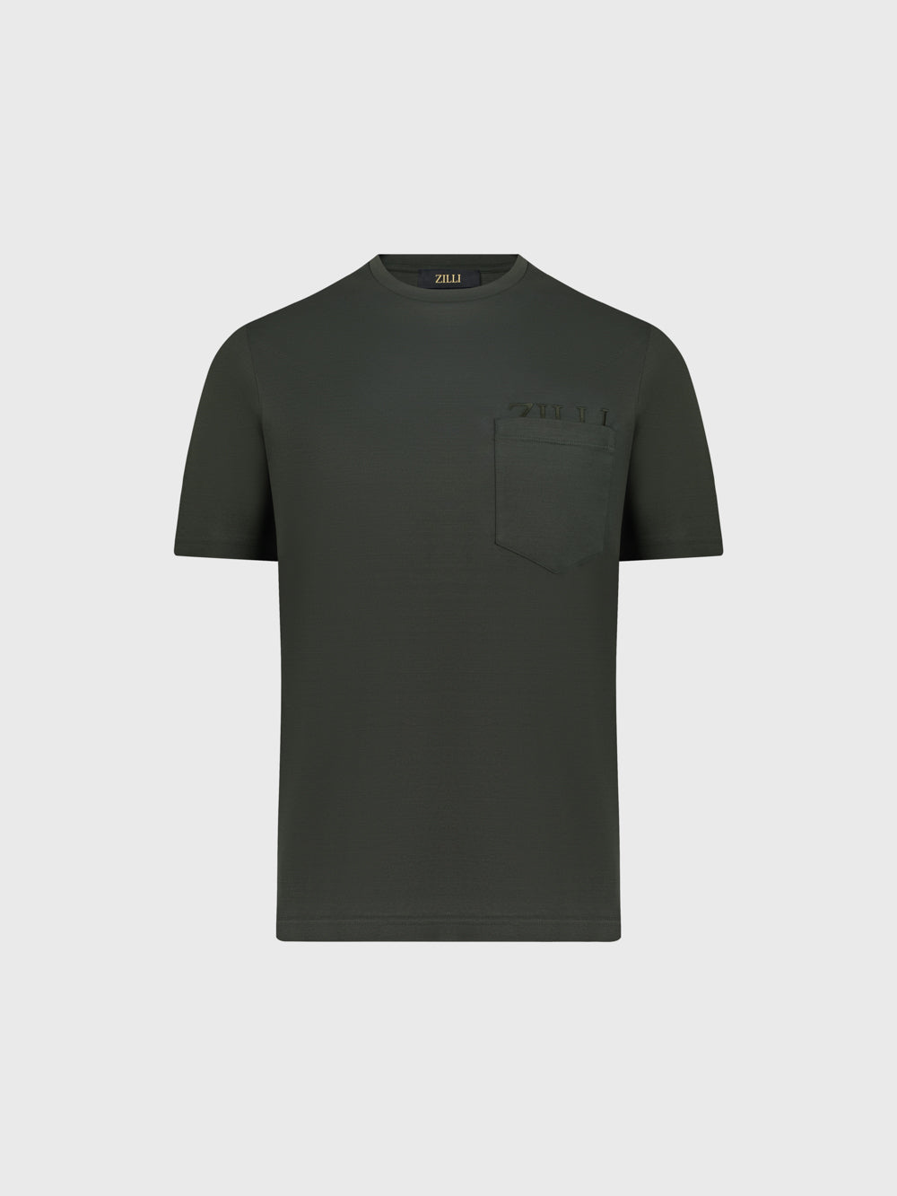 Футболка с логотипом - глубокий военный