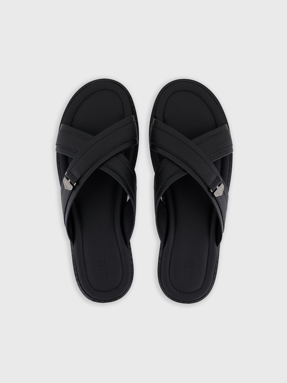 Кожаные сандалии - черный