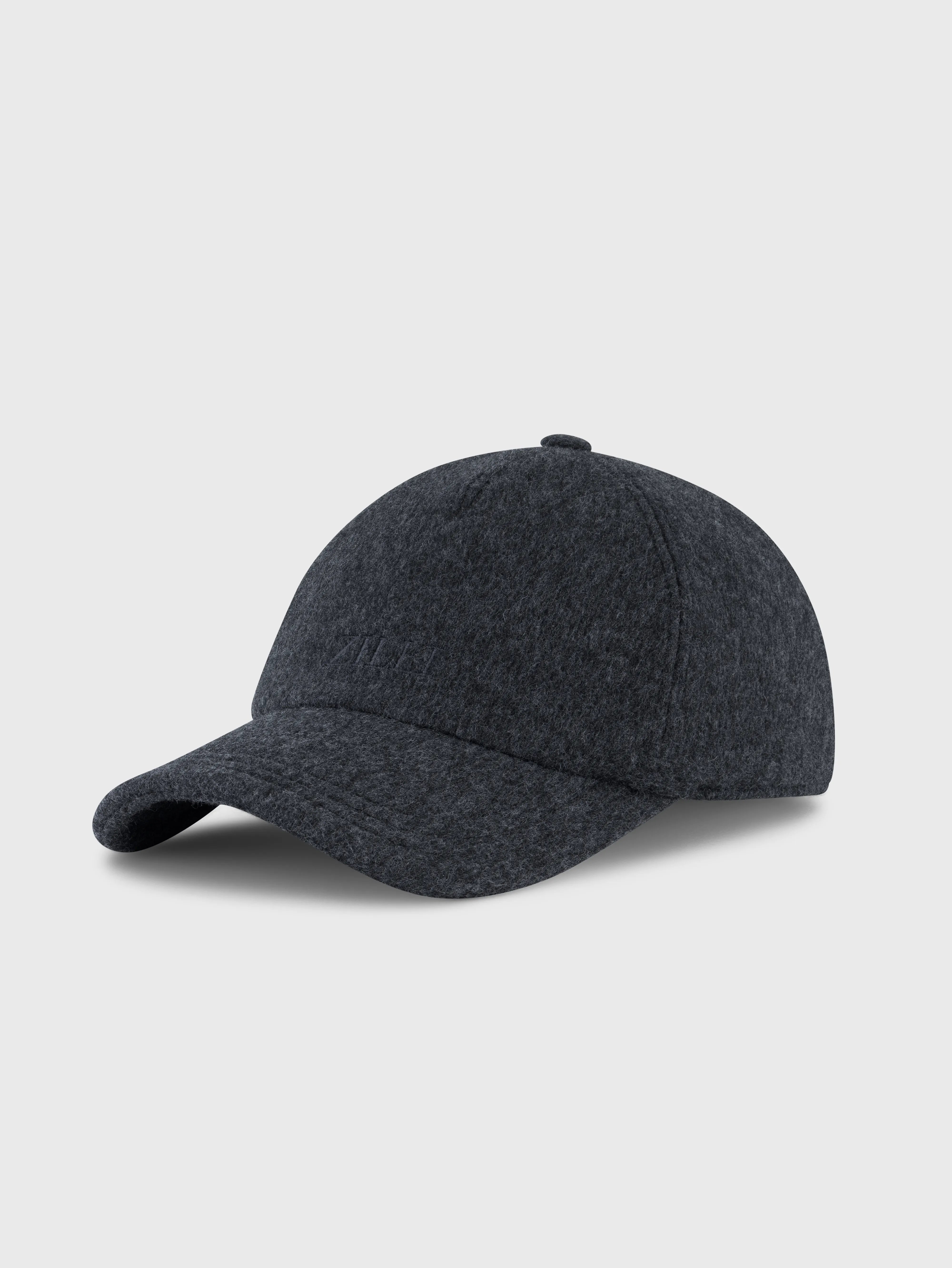 Кожаная кепка ZILLI-Patched Cap - Charcoal