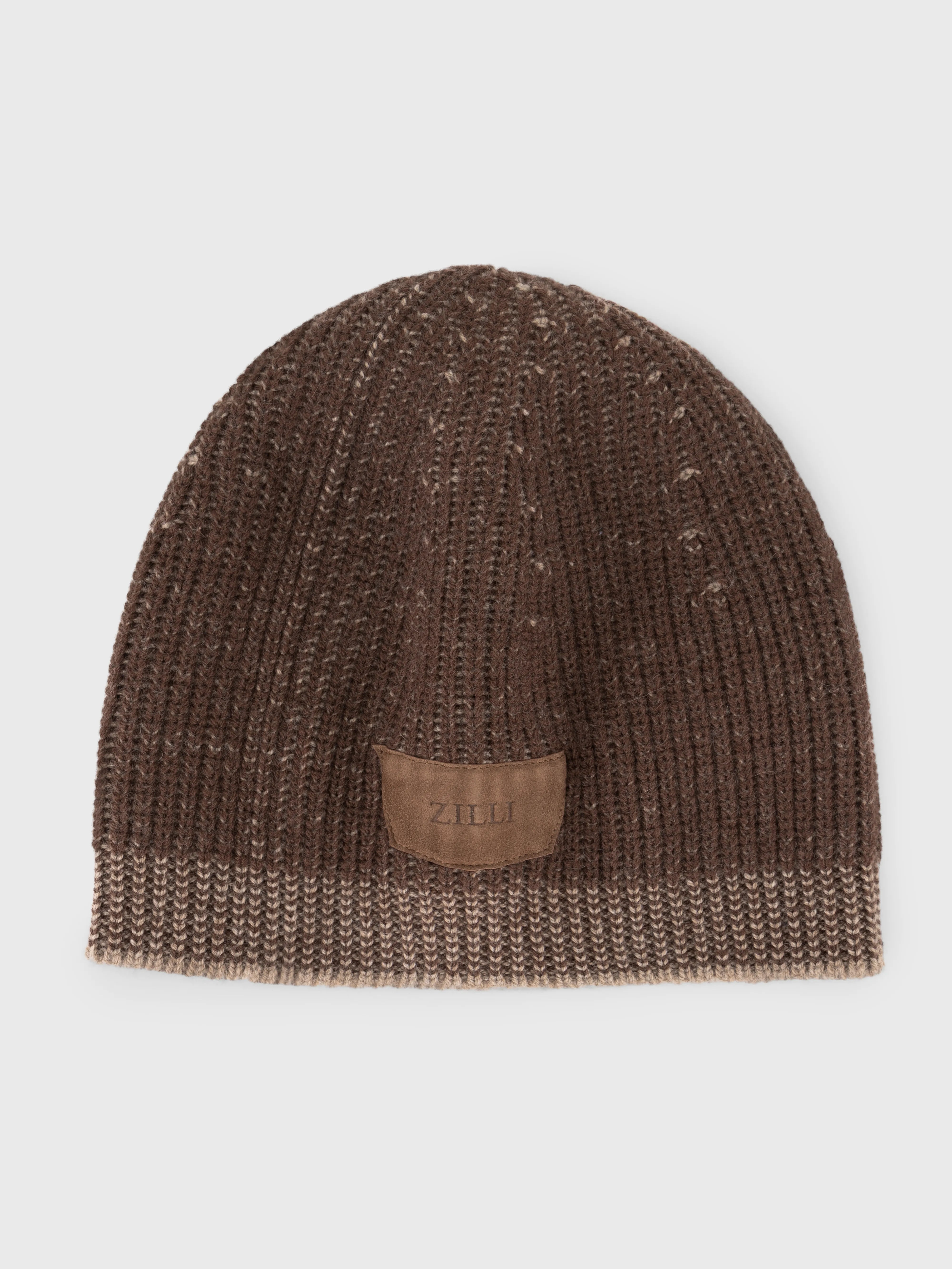 ZILLI Patched Beanie - Wiskey