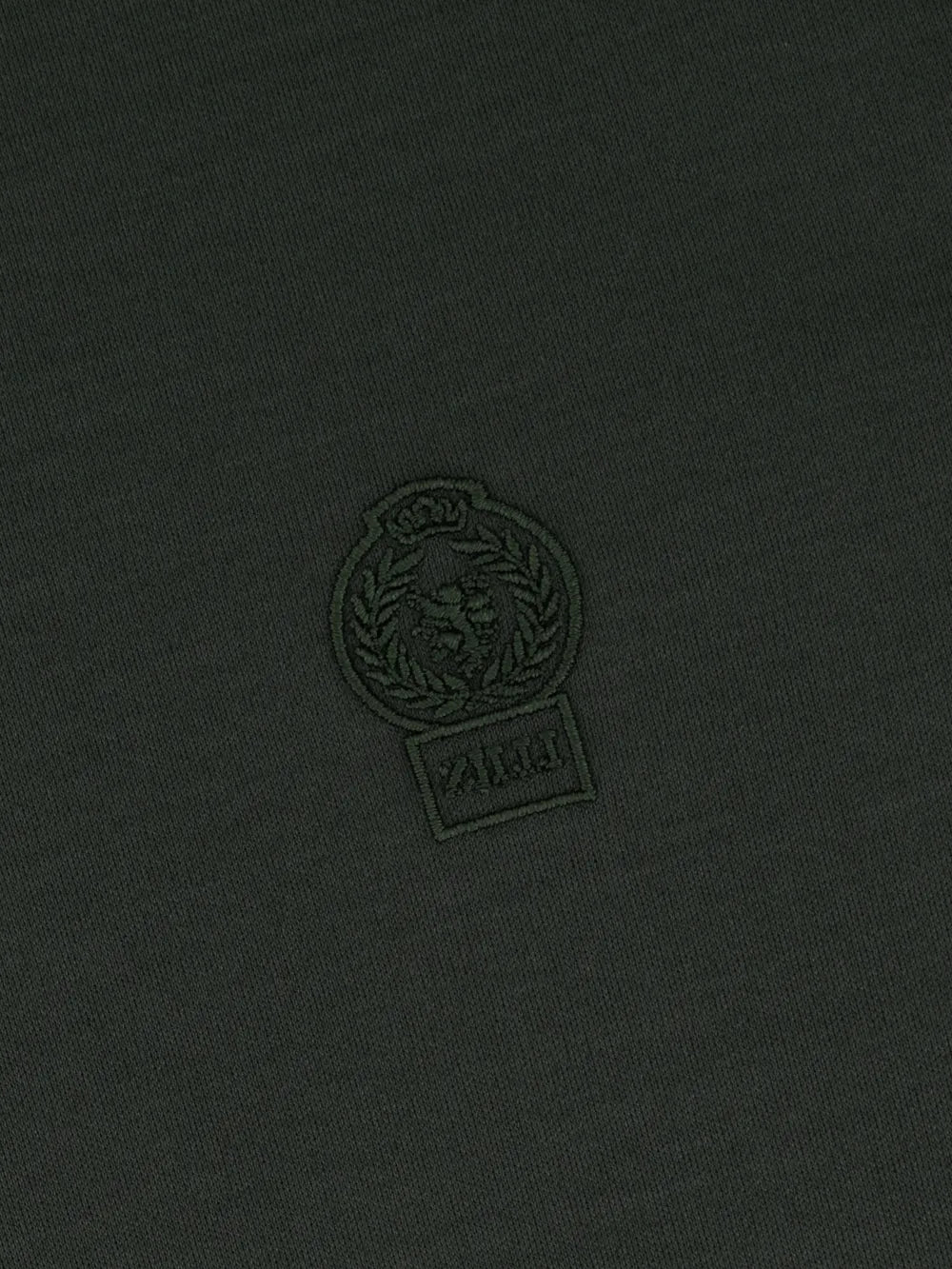 ZILLI Crest Embroidered T-Shirt - Dark Sage