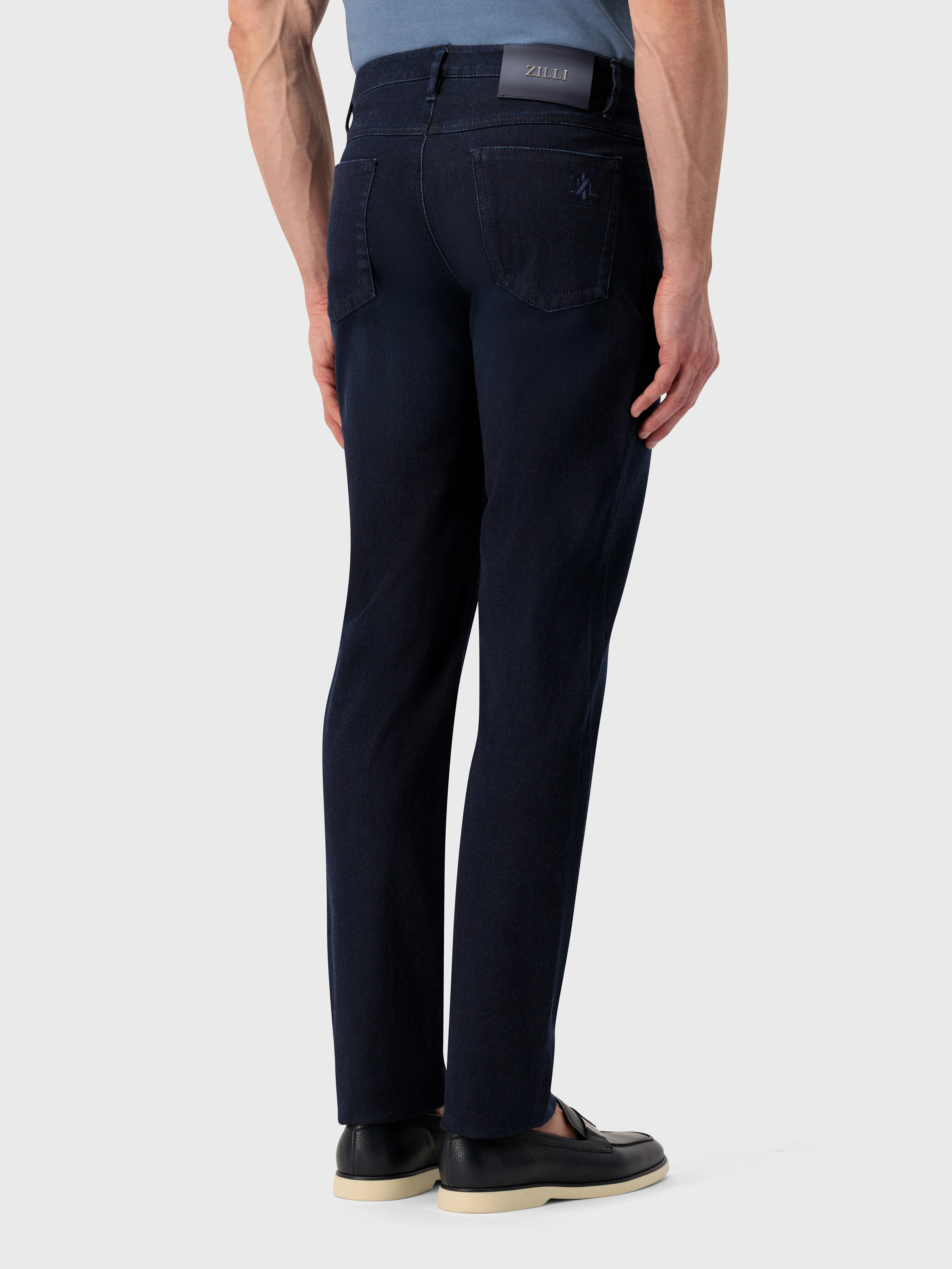 Брюки в обтяжку - Синий ВМФ