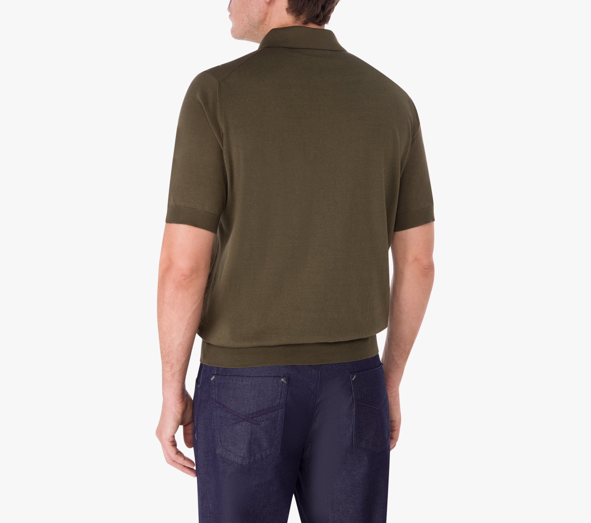 Рубашка-поло на молнии с надписью Zilli