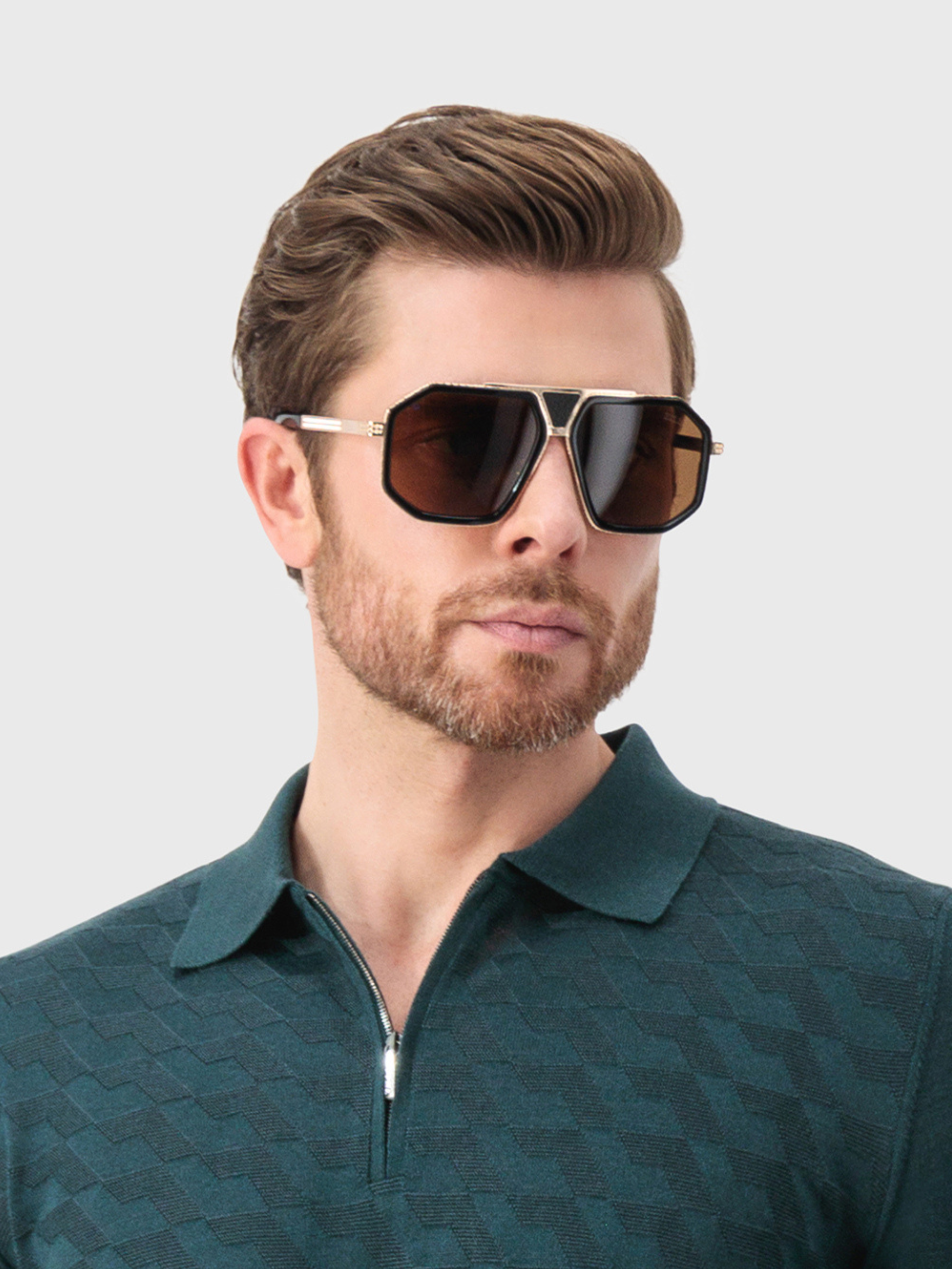 Солнцезащитные очки из ацетата целлюлозы и титана