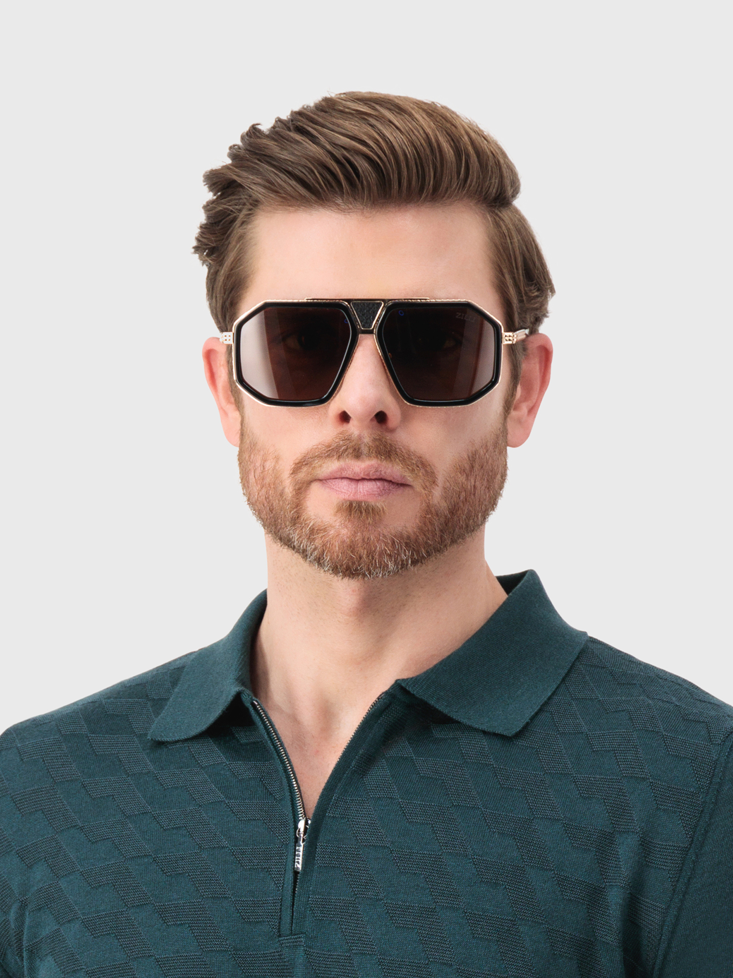 Солнцезащитные очки из ацетата целлюлозы и титана