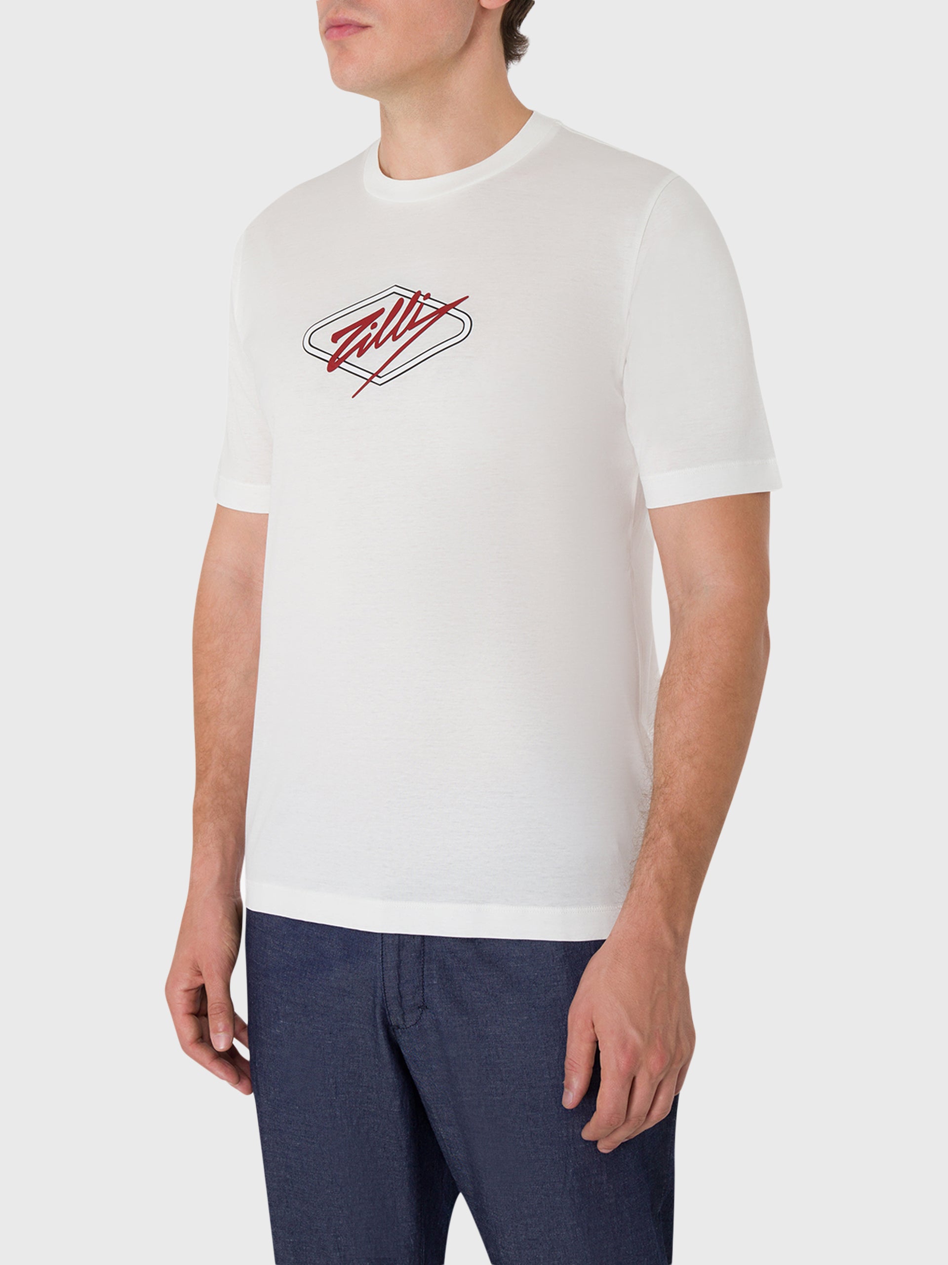 Футболка с круглым вырезом Zilli Signature