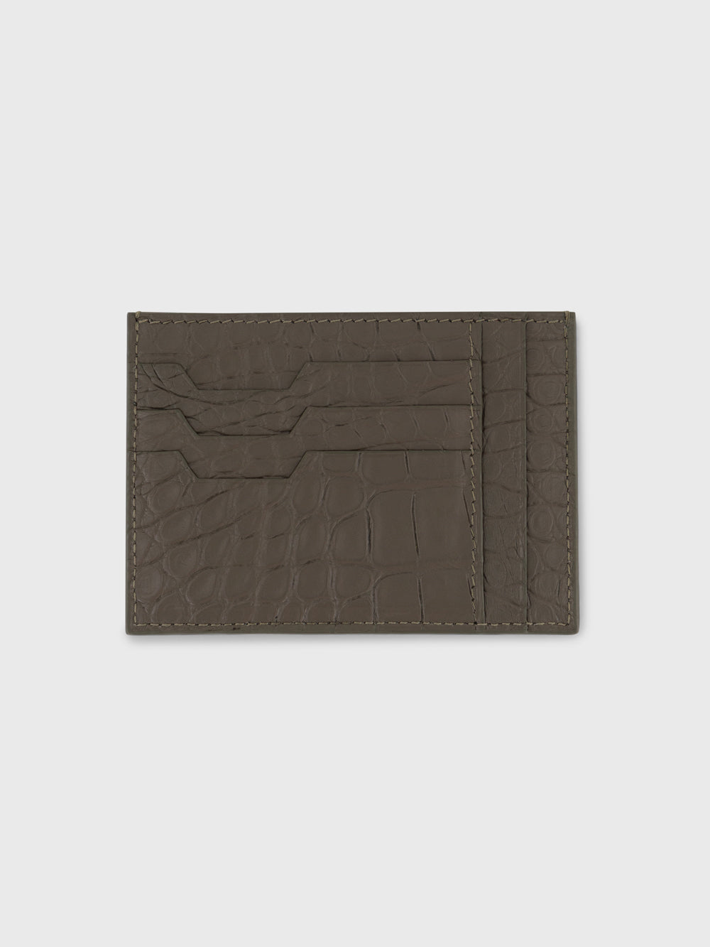 Кожаный держатель для карт - военный