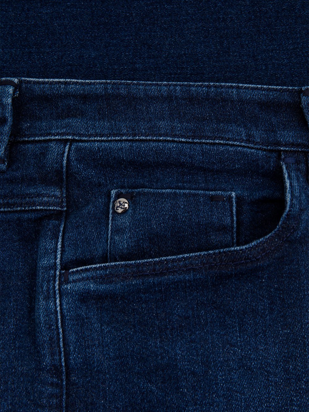 بنطلون جينز بقصة ضيقة من القطن