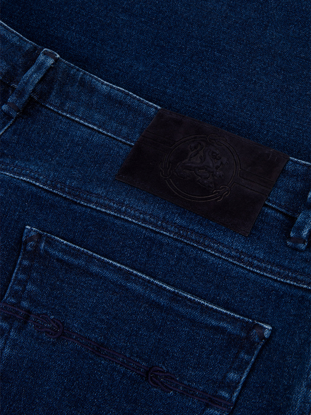 بنطلون جينز بقصة ضيقة من القطن