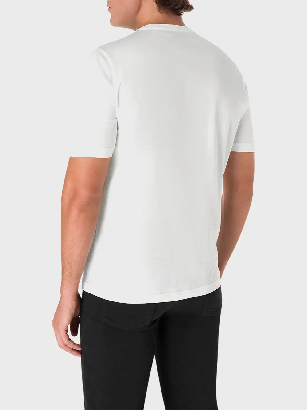 تي شيرت جريفون مرصع بجلد الخروف