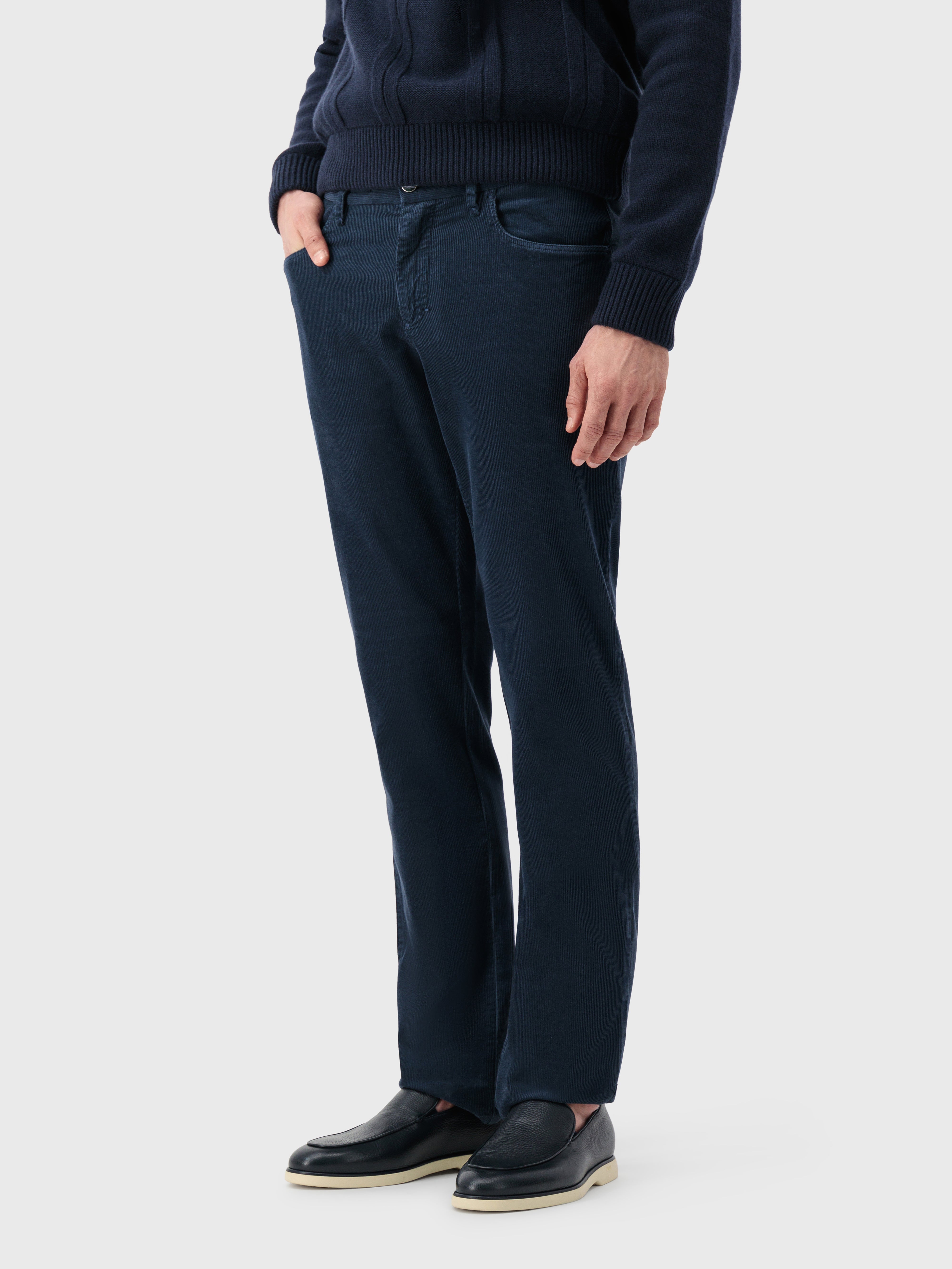 بنطلون جينز بسروال جينز أزرق قطني قصير