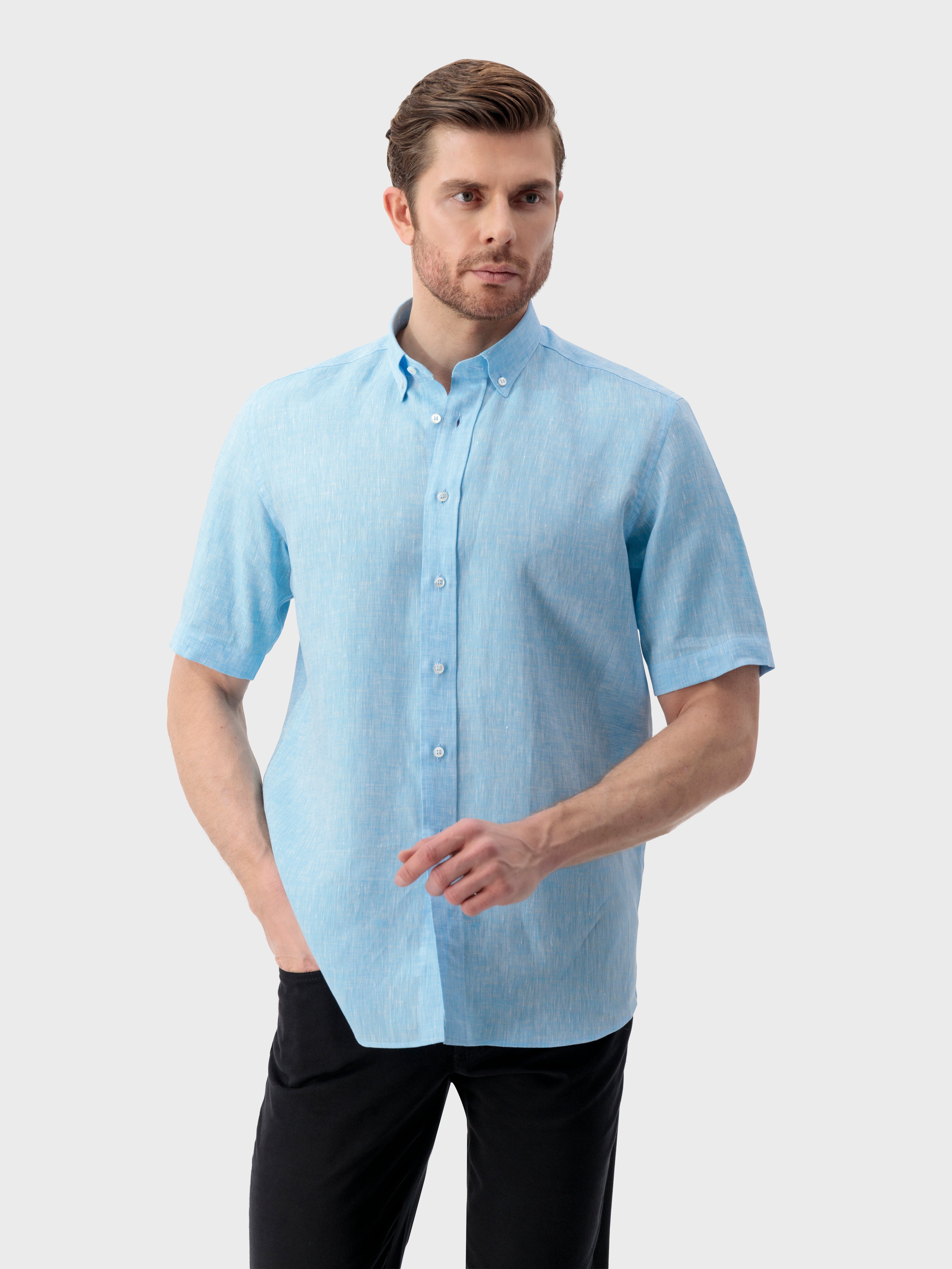 قميص كتان - طاووس