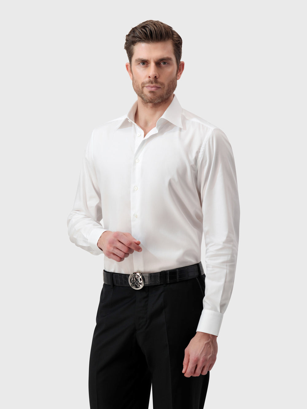 قميص رسمي كلاسيكي - أبيض