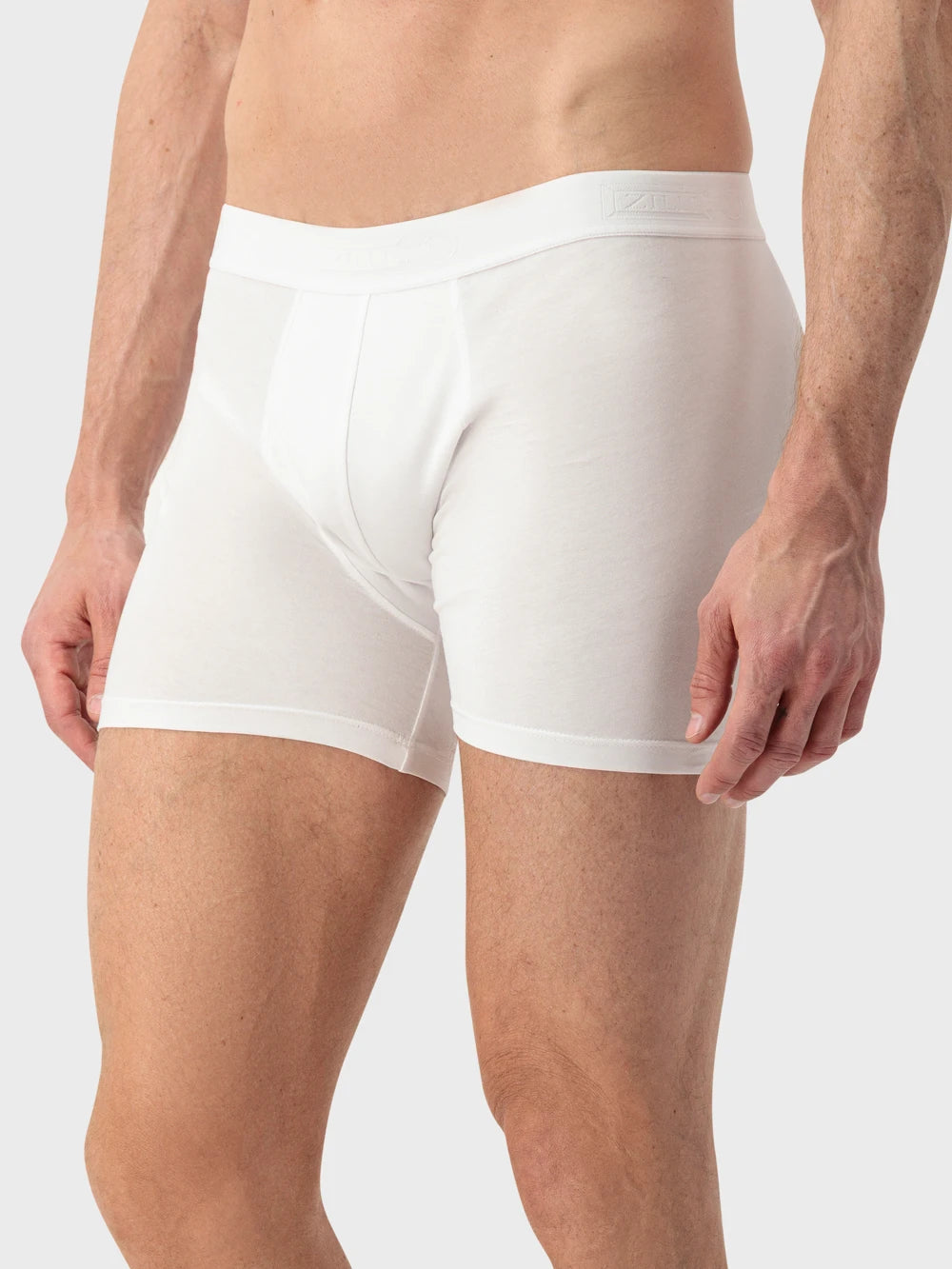 بوكسر قطني من زيللي - أبيض