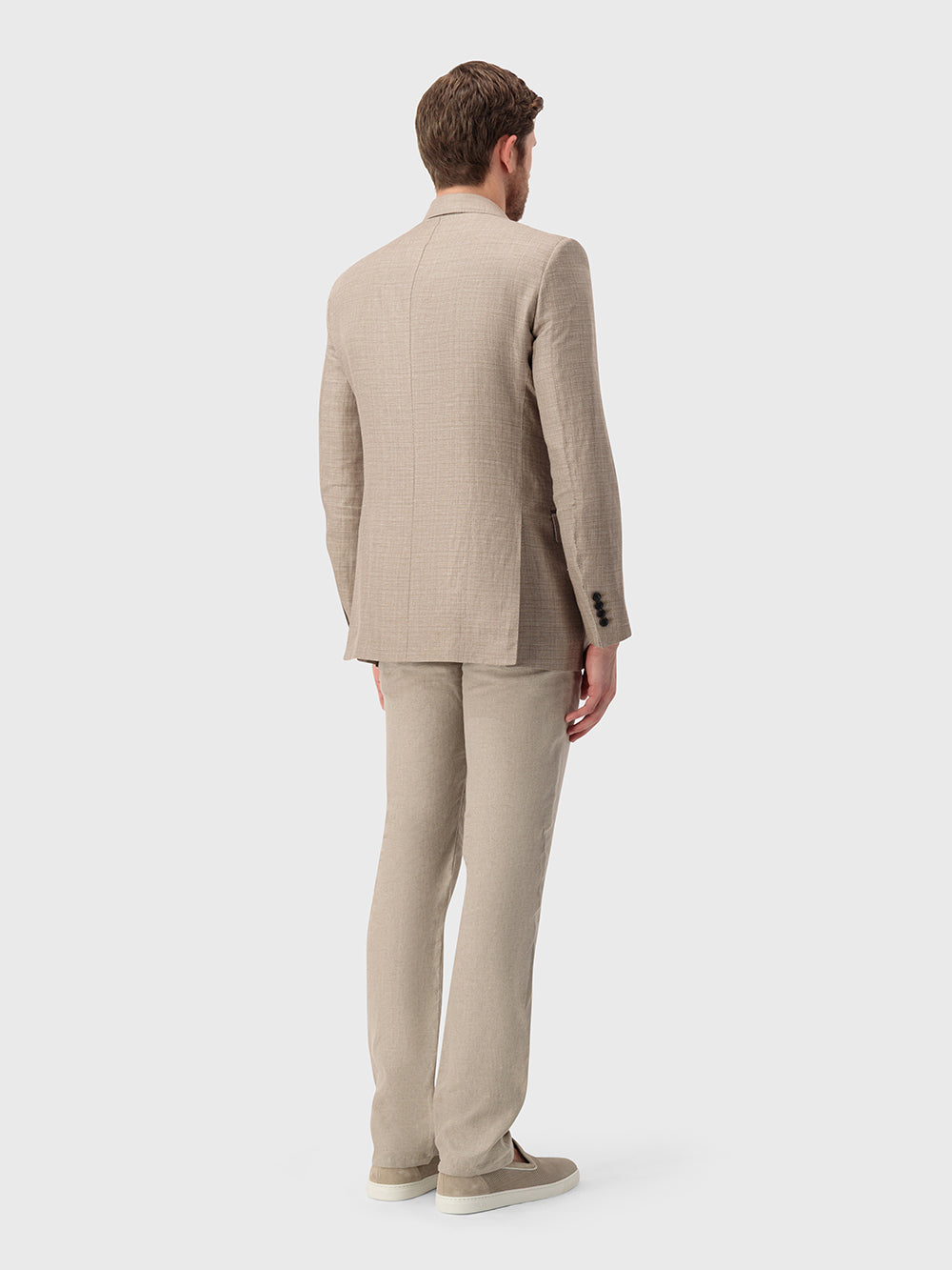 سترة كتان بلايزر - كاميل شاحب