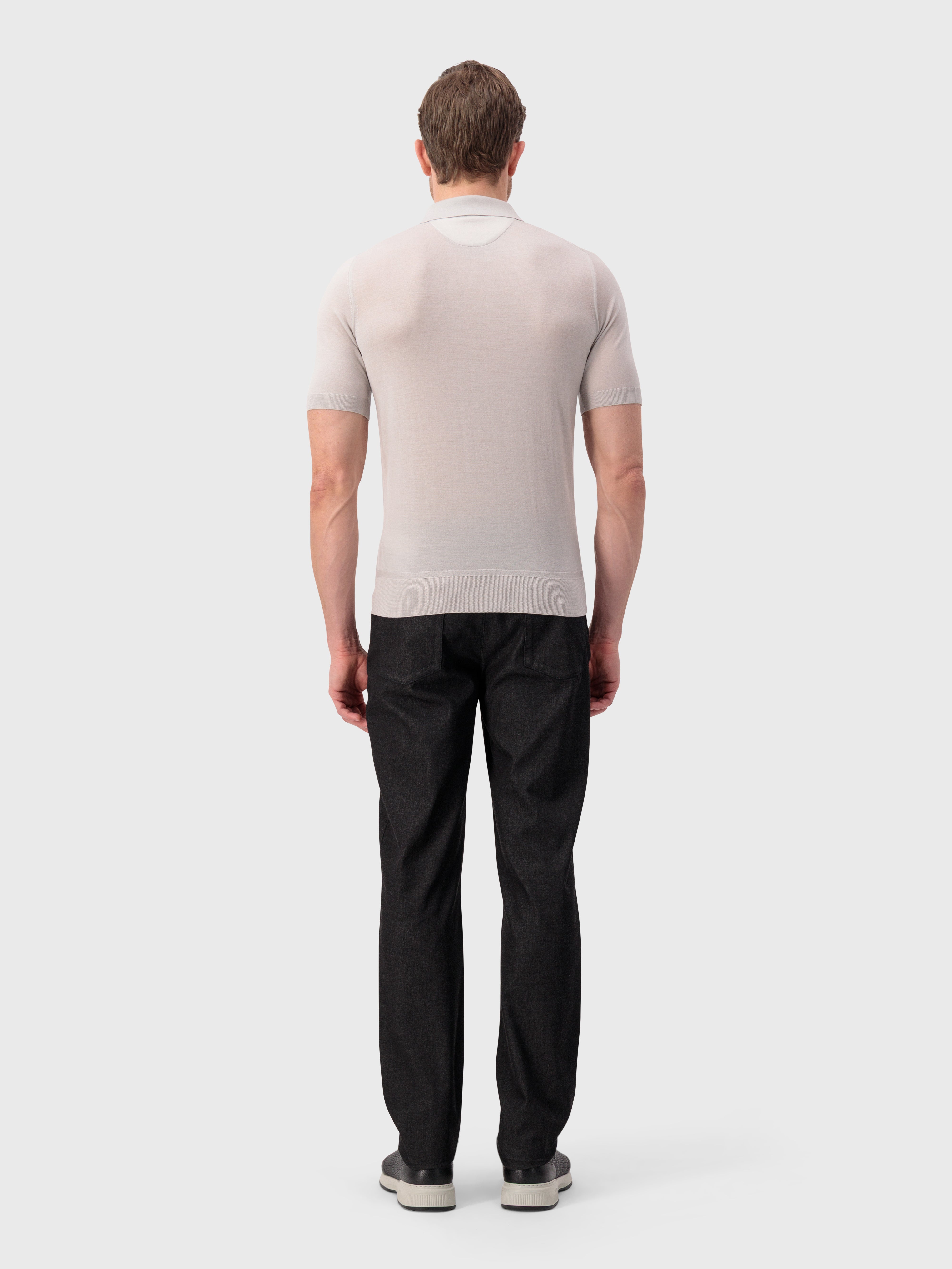 بولو "لايون بيكيه" بولو محبوك من الصوف - باهت اللون