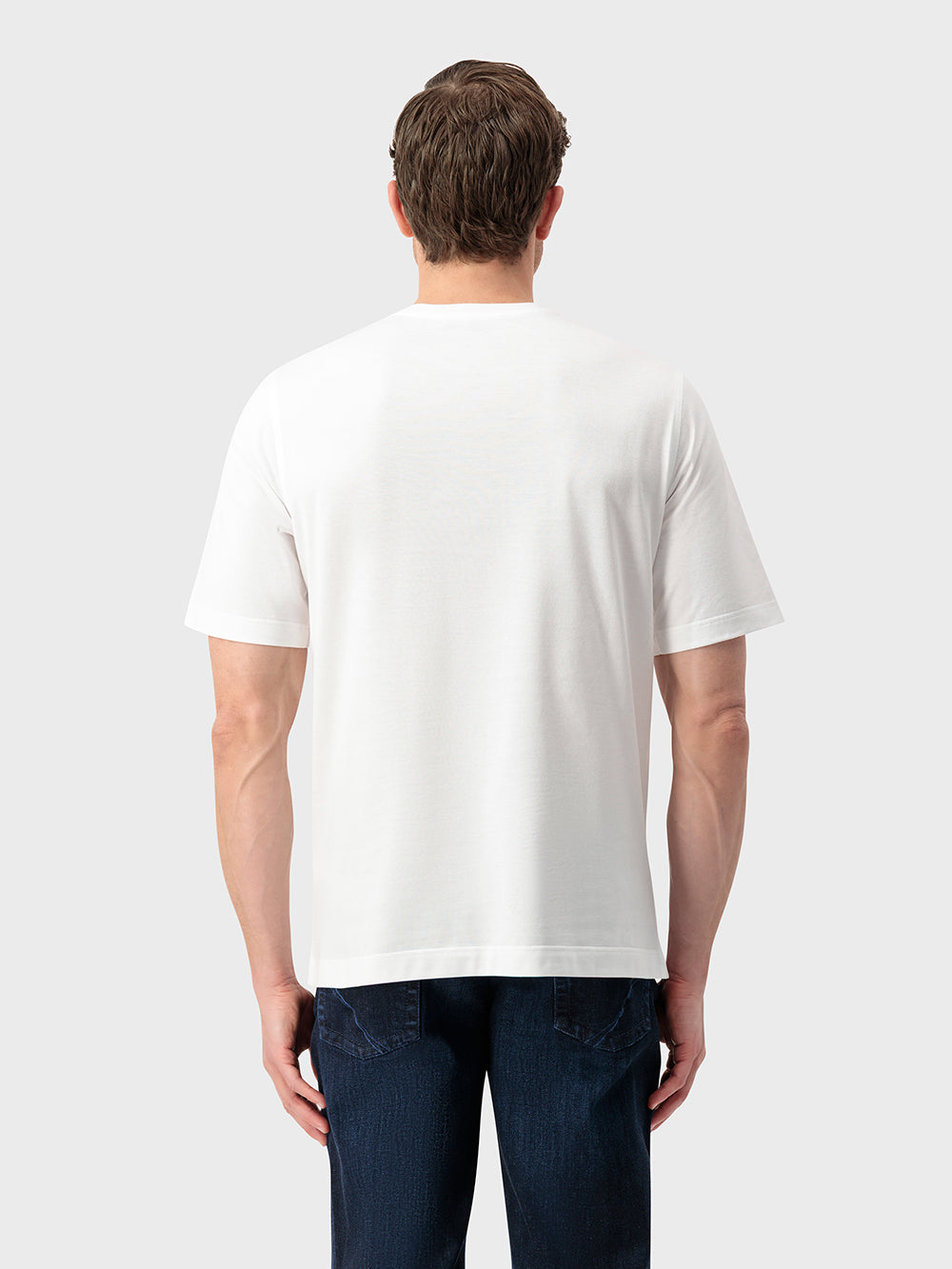 قميص قطن بجيب على الصدر من زيللي - أبيض