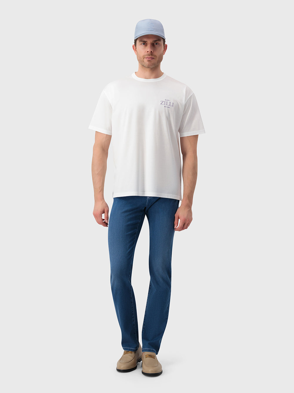 تي شيرت "فانتاسي" مرقع - أبيض