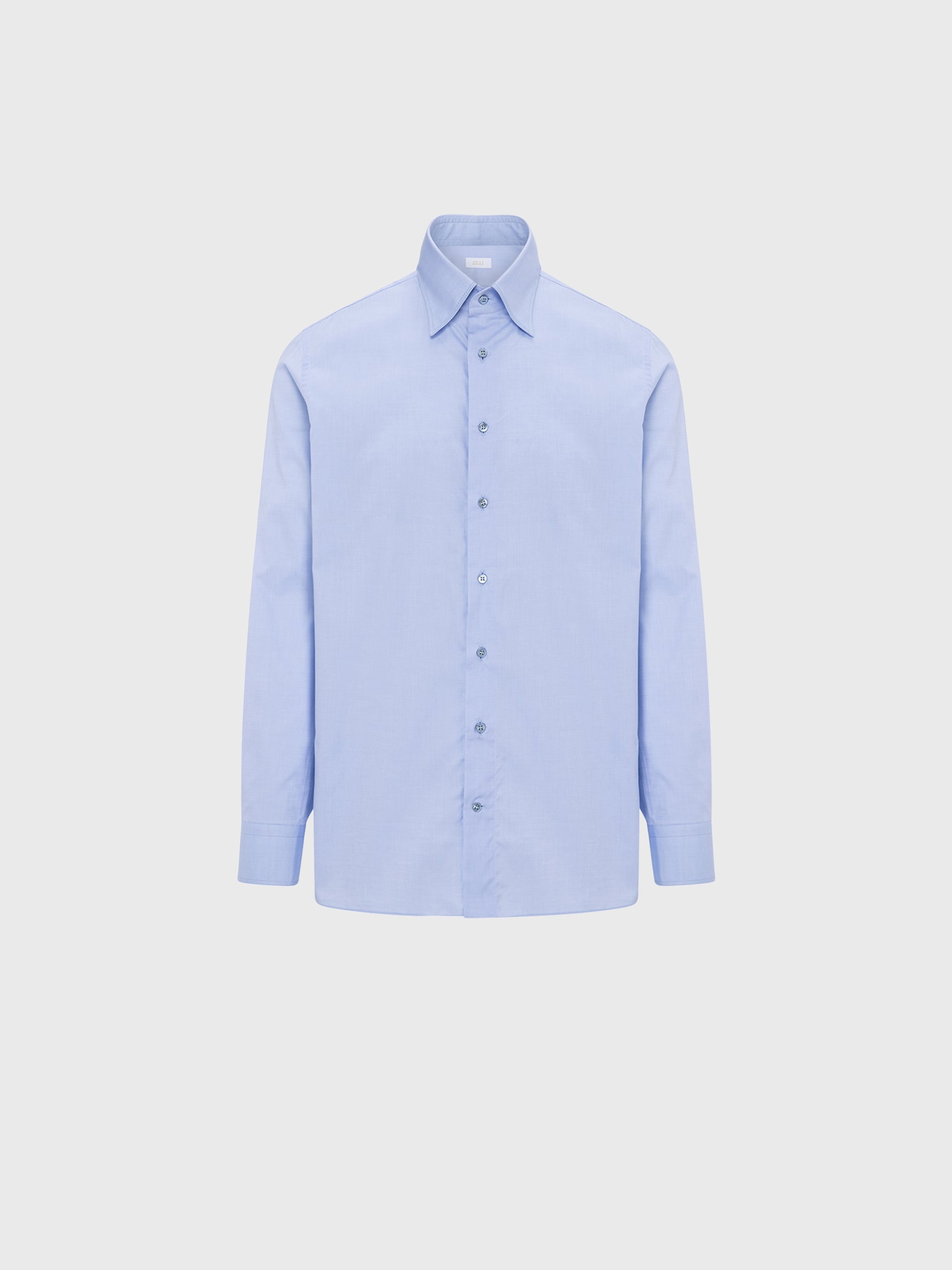 قميص بأكمام طويلة بخياطة ثلاثية