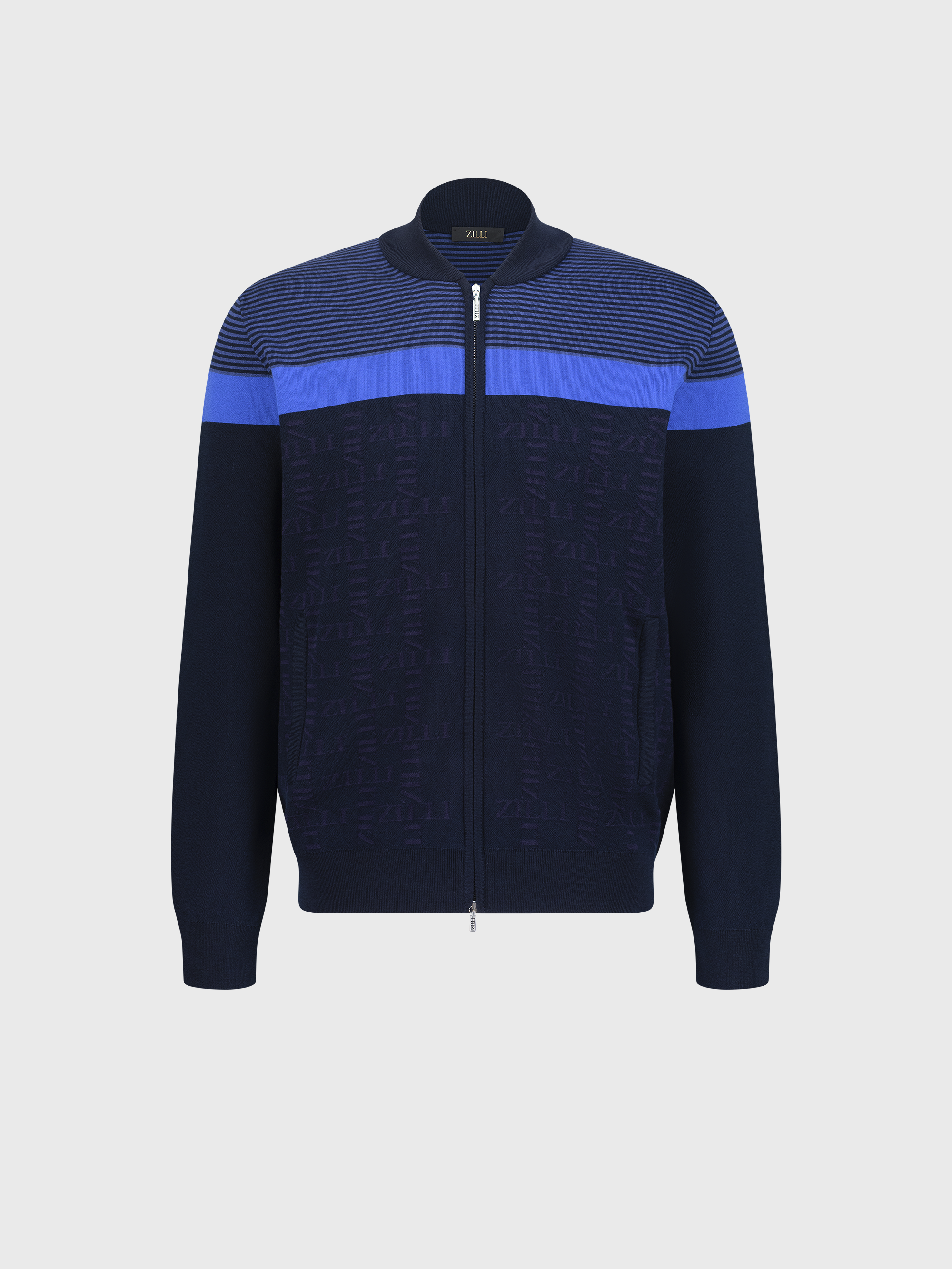 بدلة رياضية بسحاب مع نقشة زيللي كروس بلاي