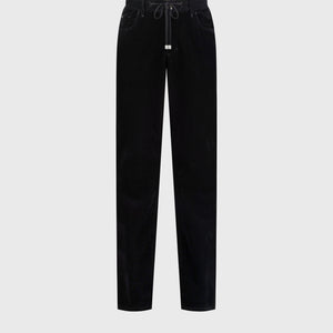 جينز جينز قصير من القطن الأسود