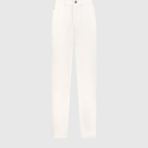 بنطلون جينز بجلد العجل المدبوغ 