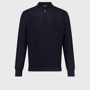 كنزة تريكو باللون الكحلي الداكن