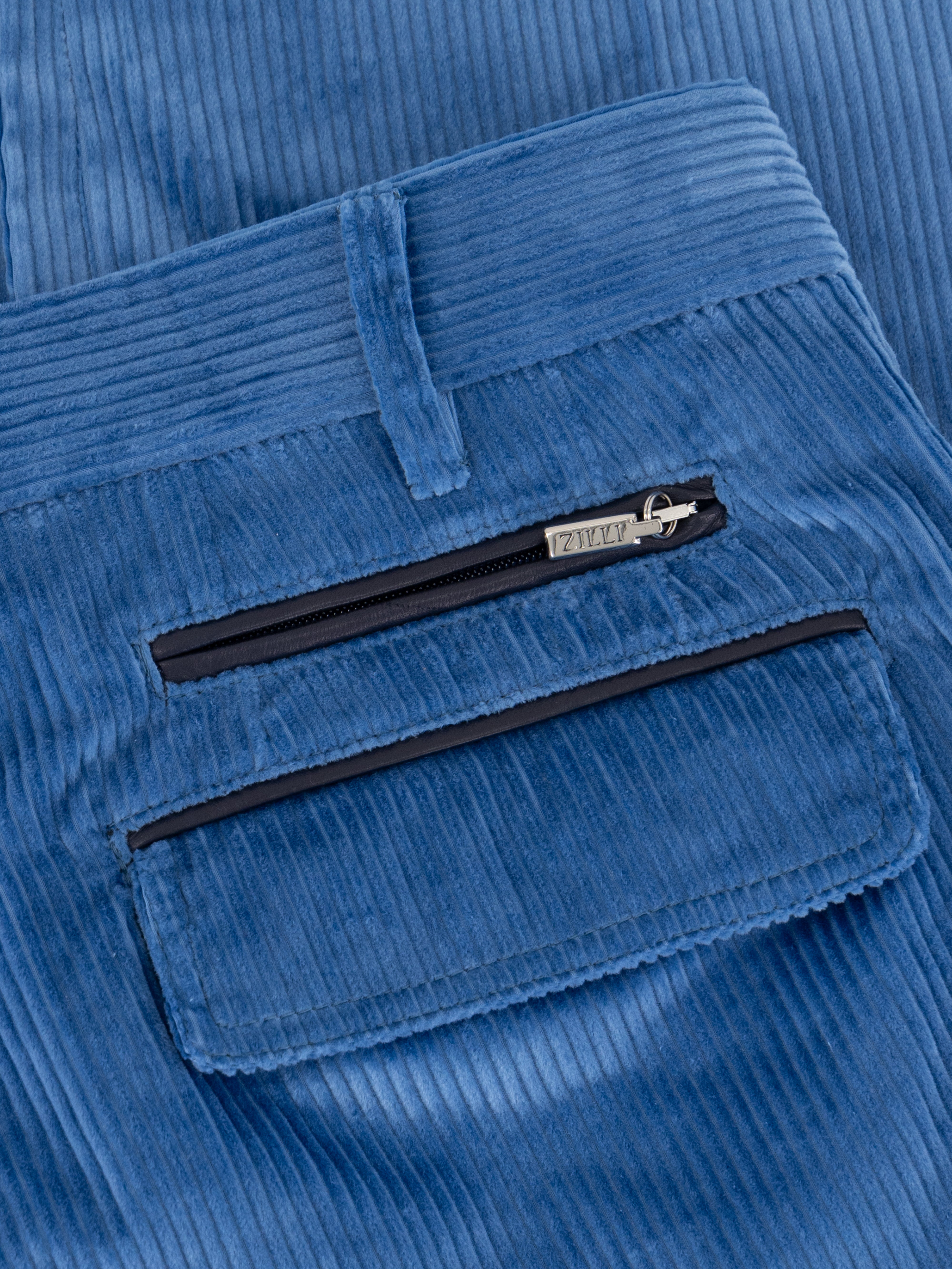 بنطلون قطني قصير أزرق فاتح