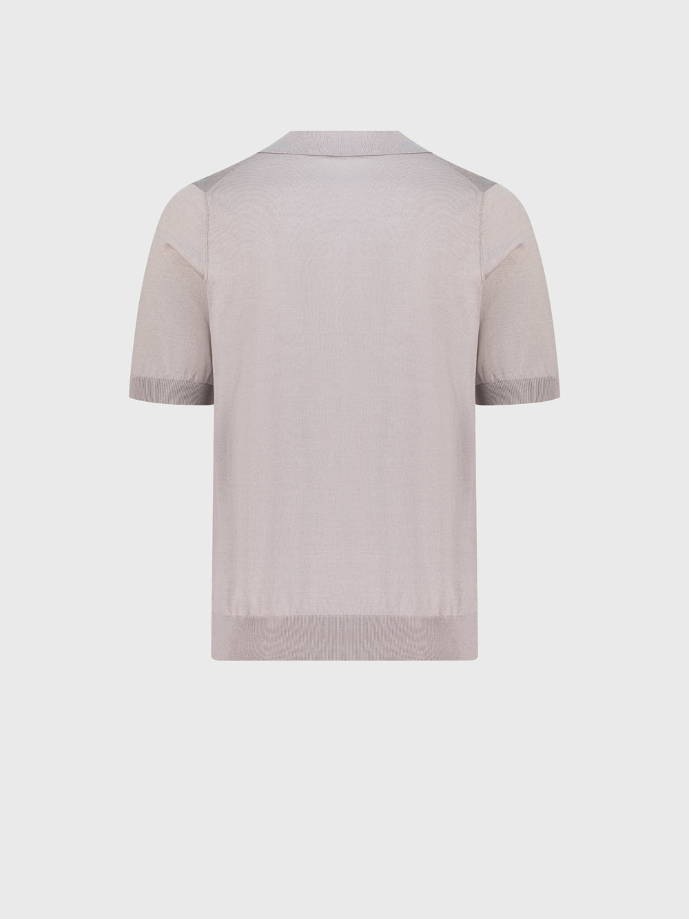 بولو بولو "مربع" محبوك من الحرير والقطن - بنفسجي بارما