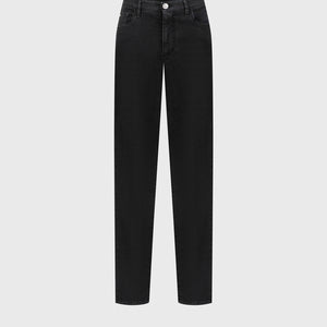 بنطلون بقصة ضيقة - أسود