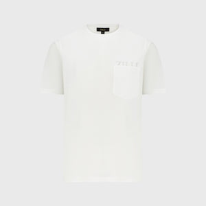 شعار التي شيرت - أبيض