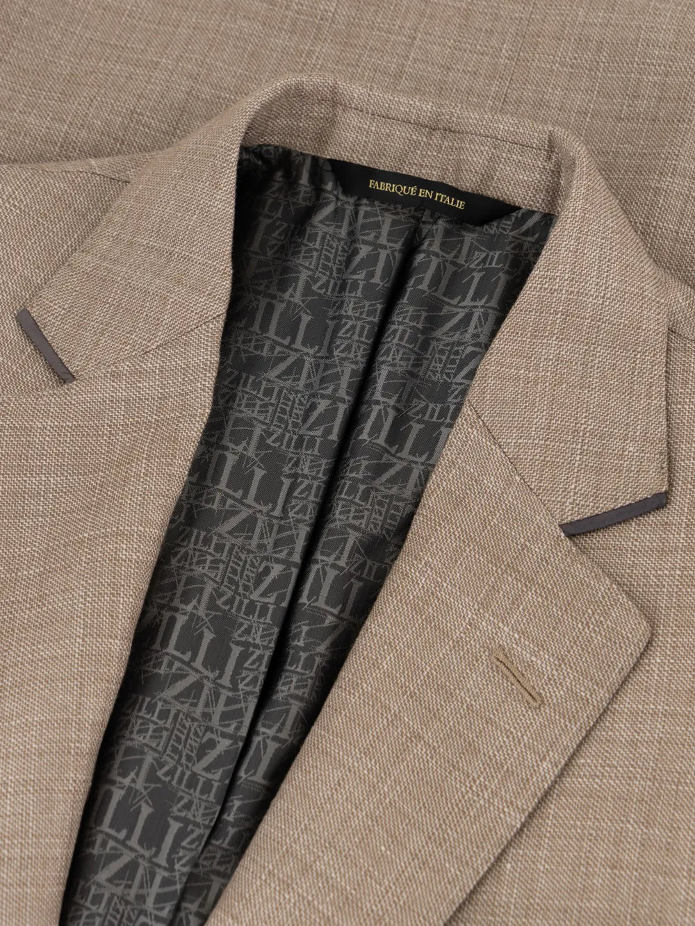 سترة كتان بلايزر - كاميل شاحب