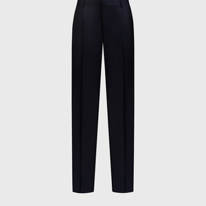 بنطلون أحادي اللون - أسود