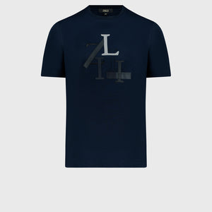 تي شيرت مرقع من زيللي - داكن مرقش