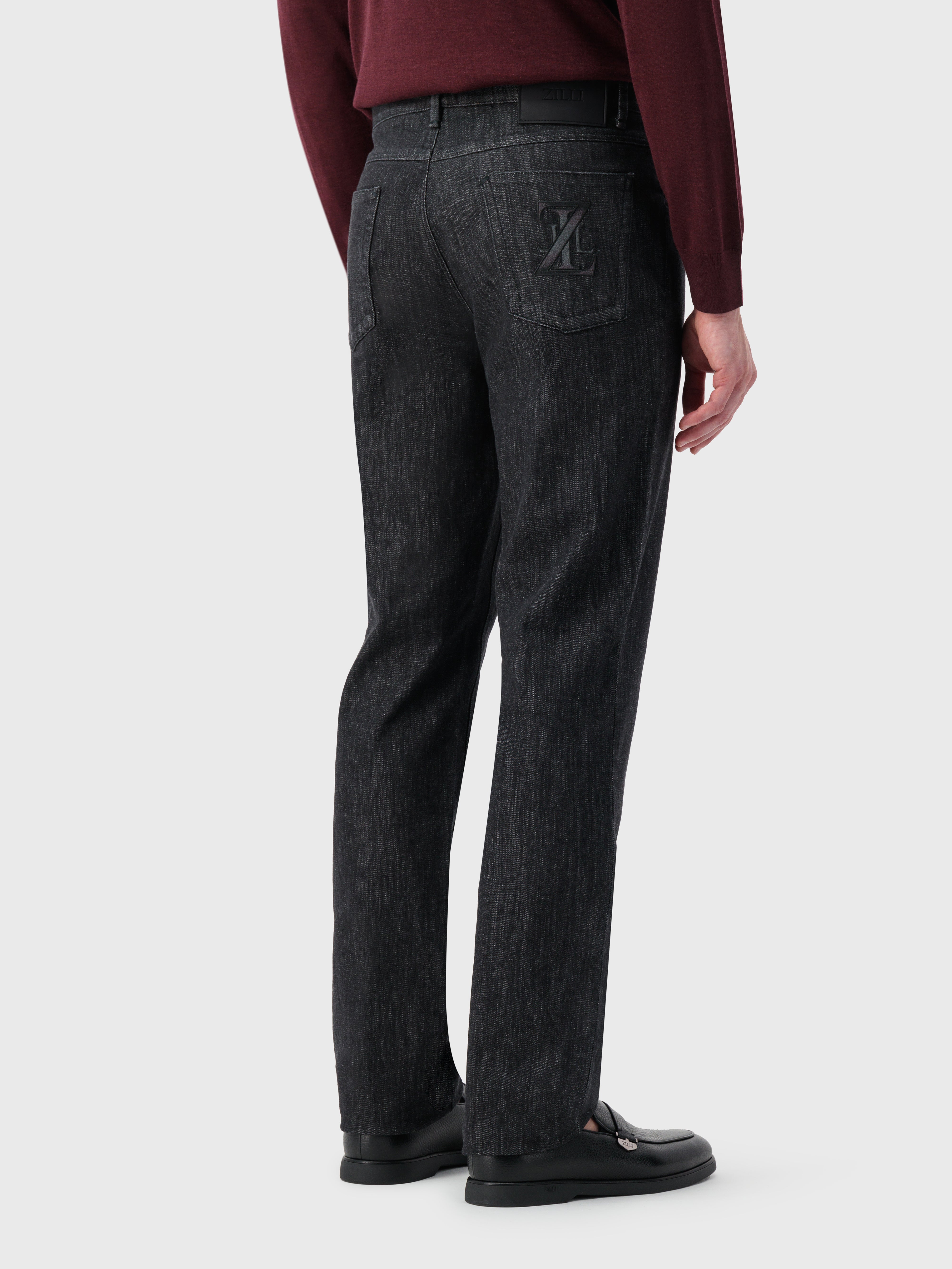 جينز جينز جينز أسود