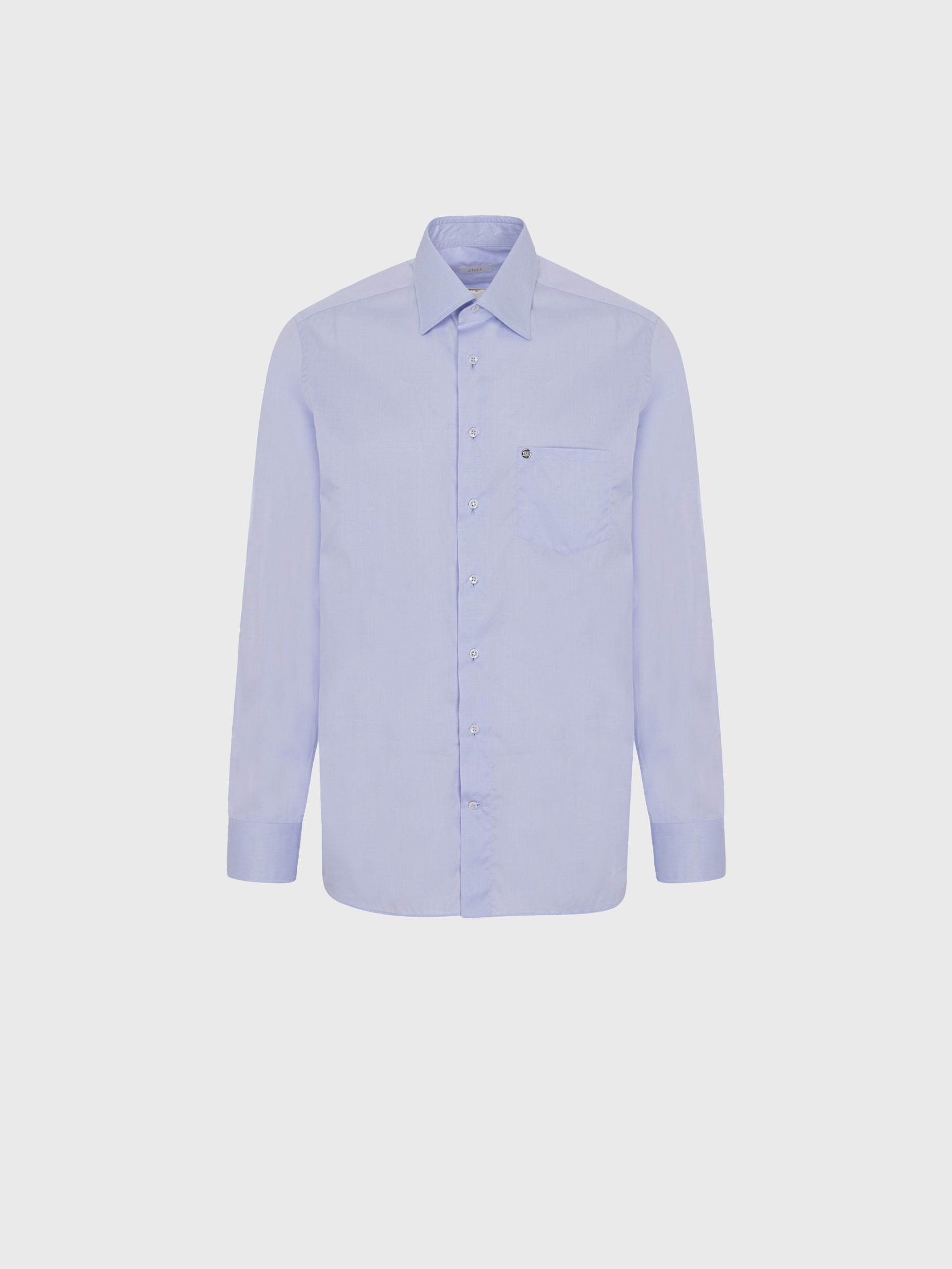 قميص بأكمام طويلة بخياطة ثلاثية