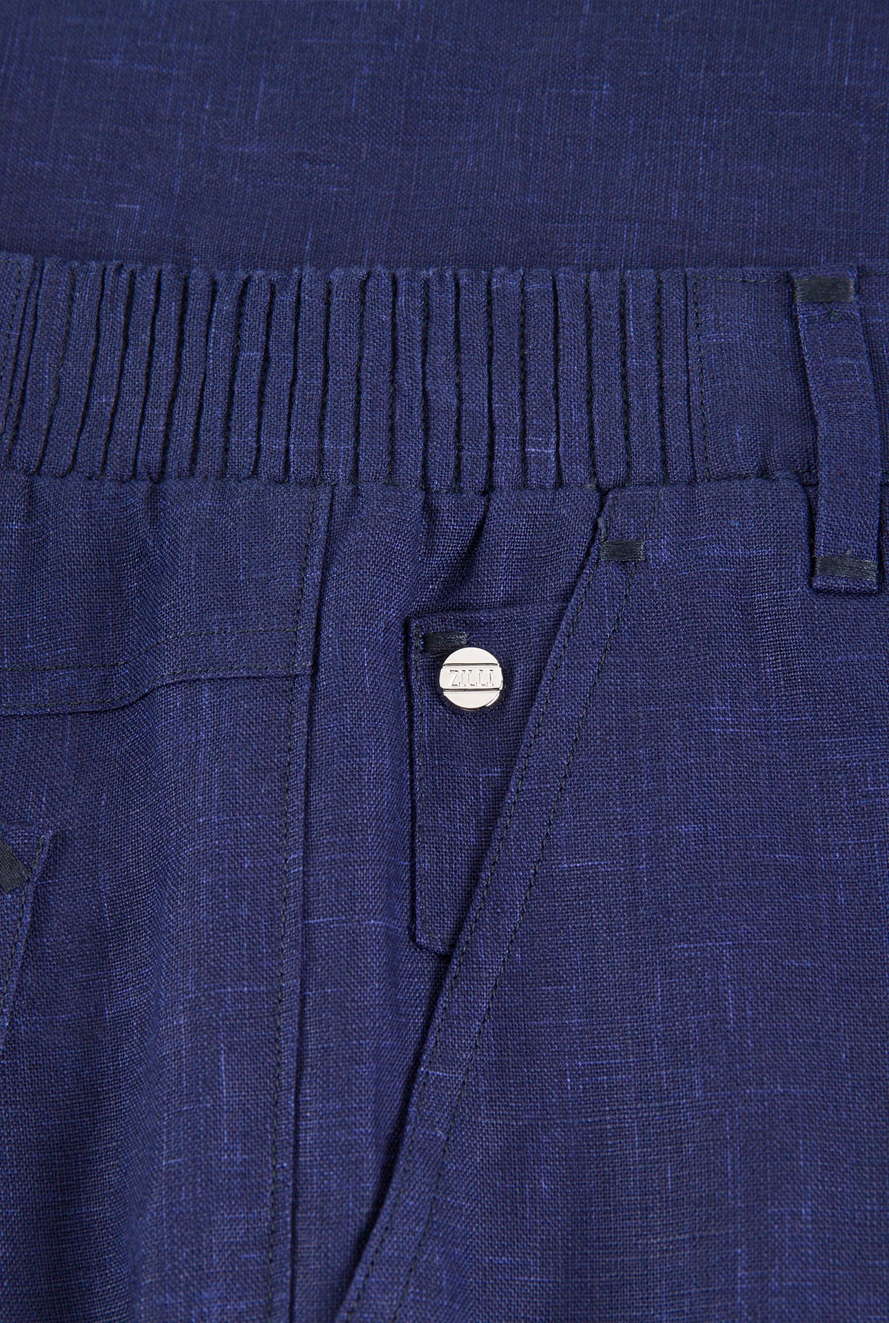 شورت كتان قصير