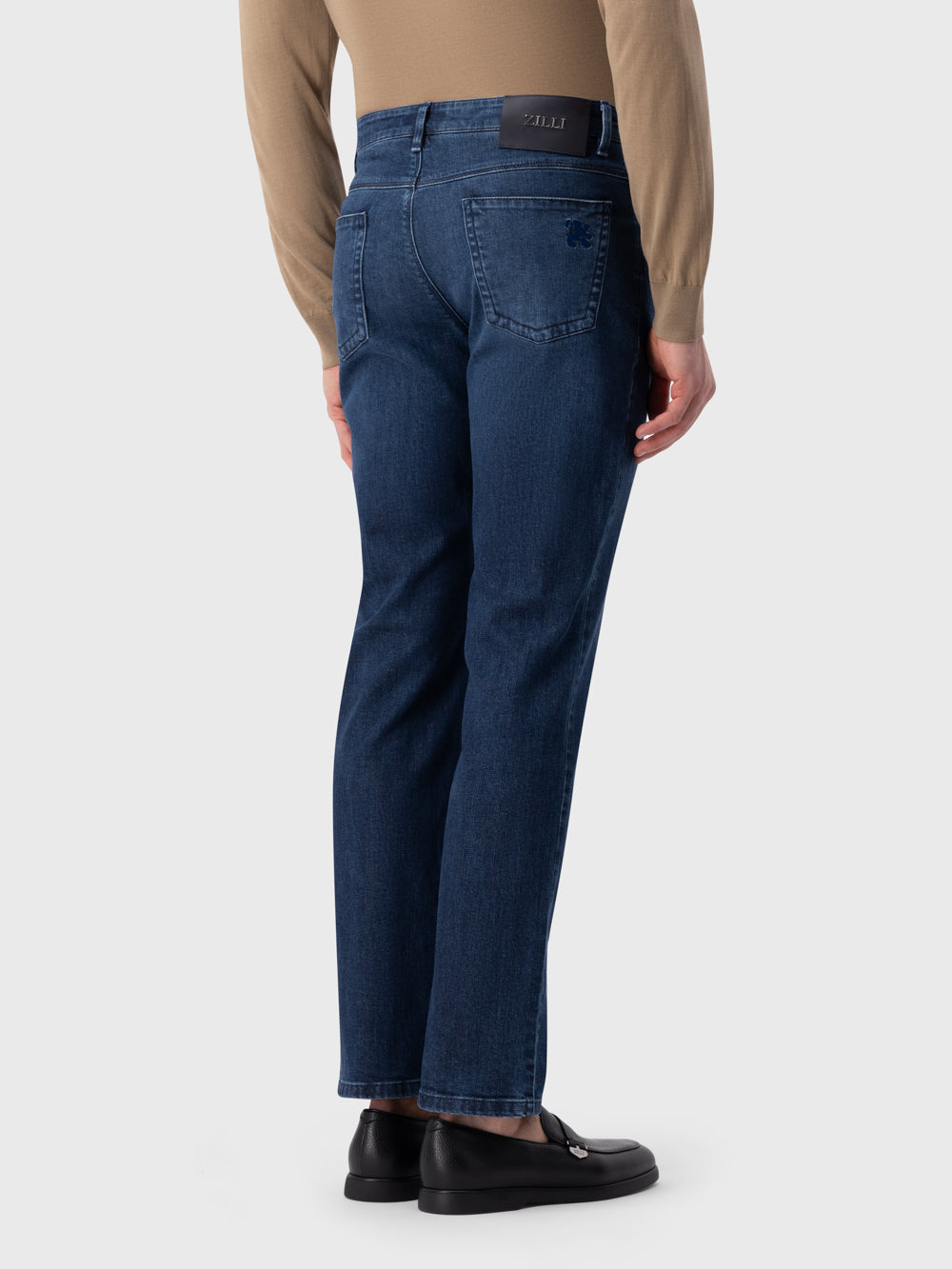 ZILLI جينز من جلد الغزال - جينز أزرق