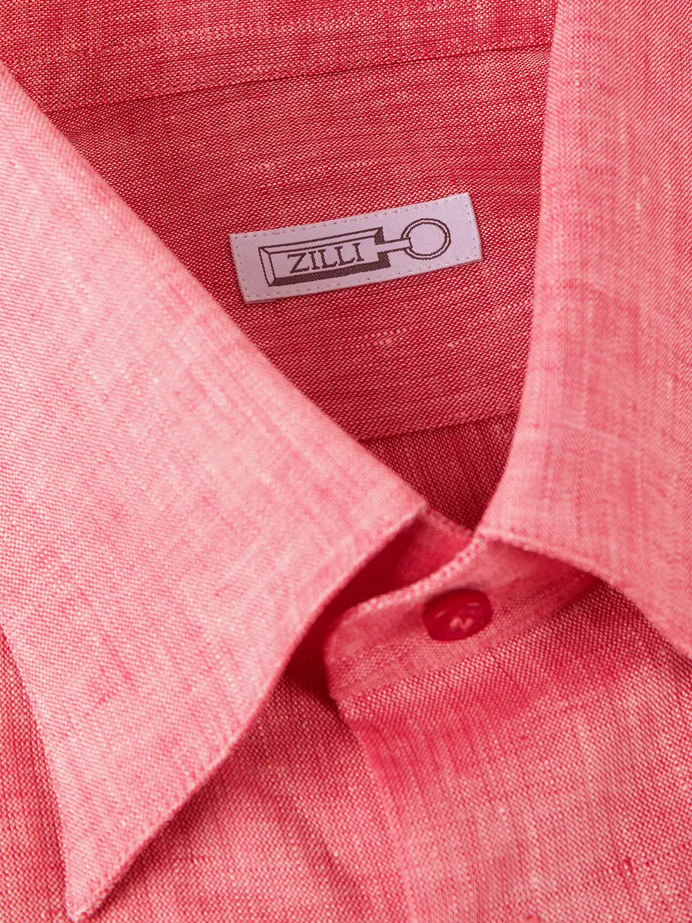 Zilli Linen Shirt with Iconic Griffon Embroidery