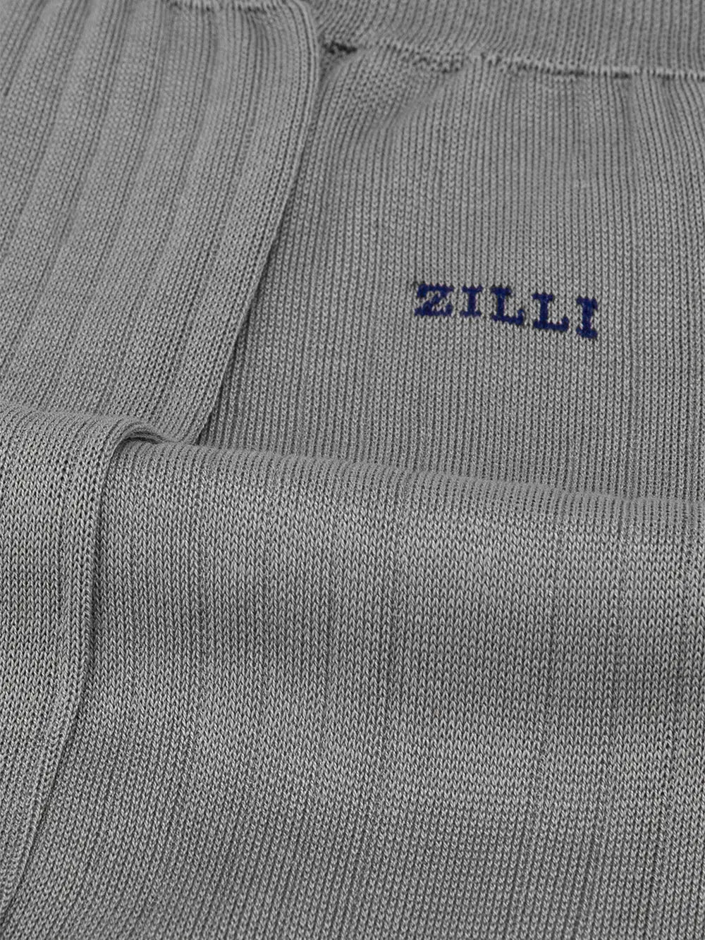 Zilli Cotton Ribbed Mid-Calf Socks
