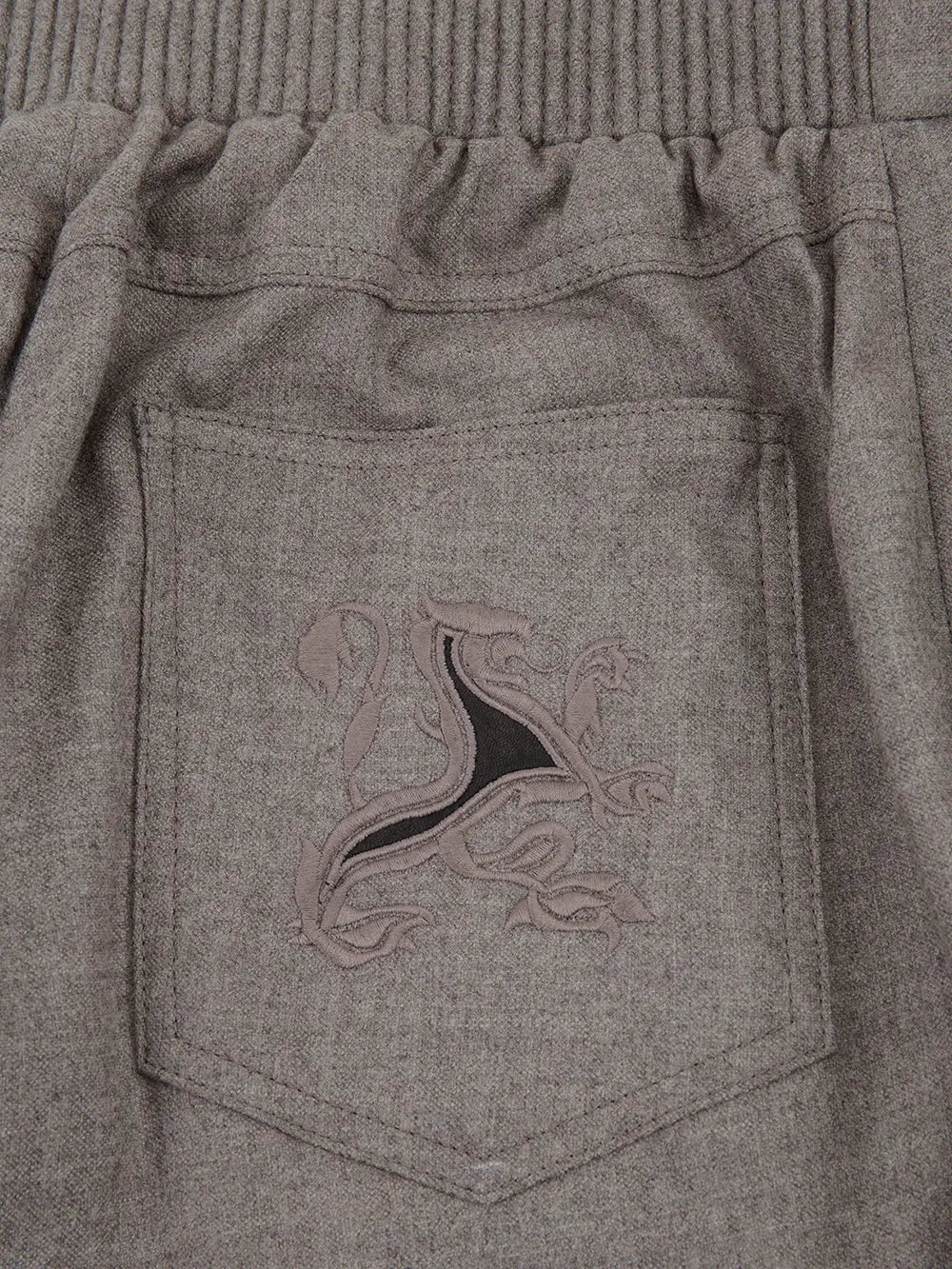 Trousers with Elastic Waistband