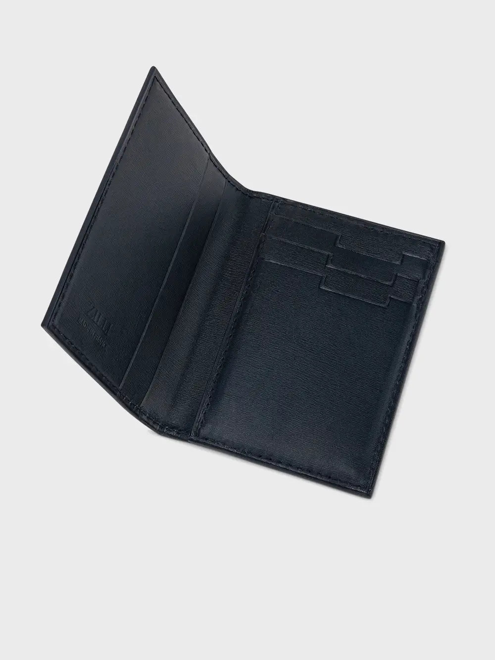 Folding Card Holder with Silver Ingot Metal Piece