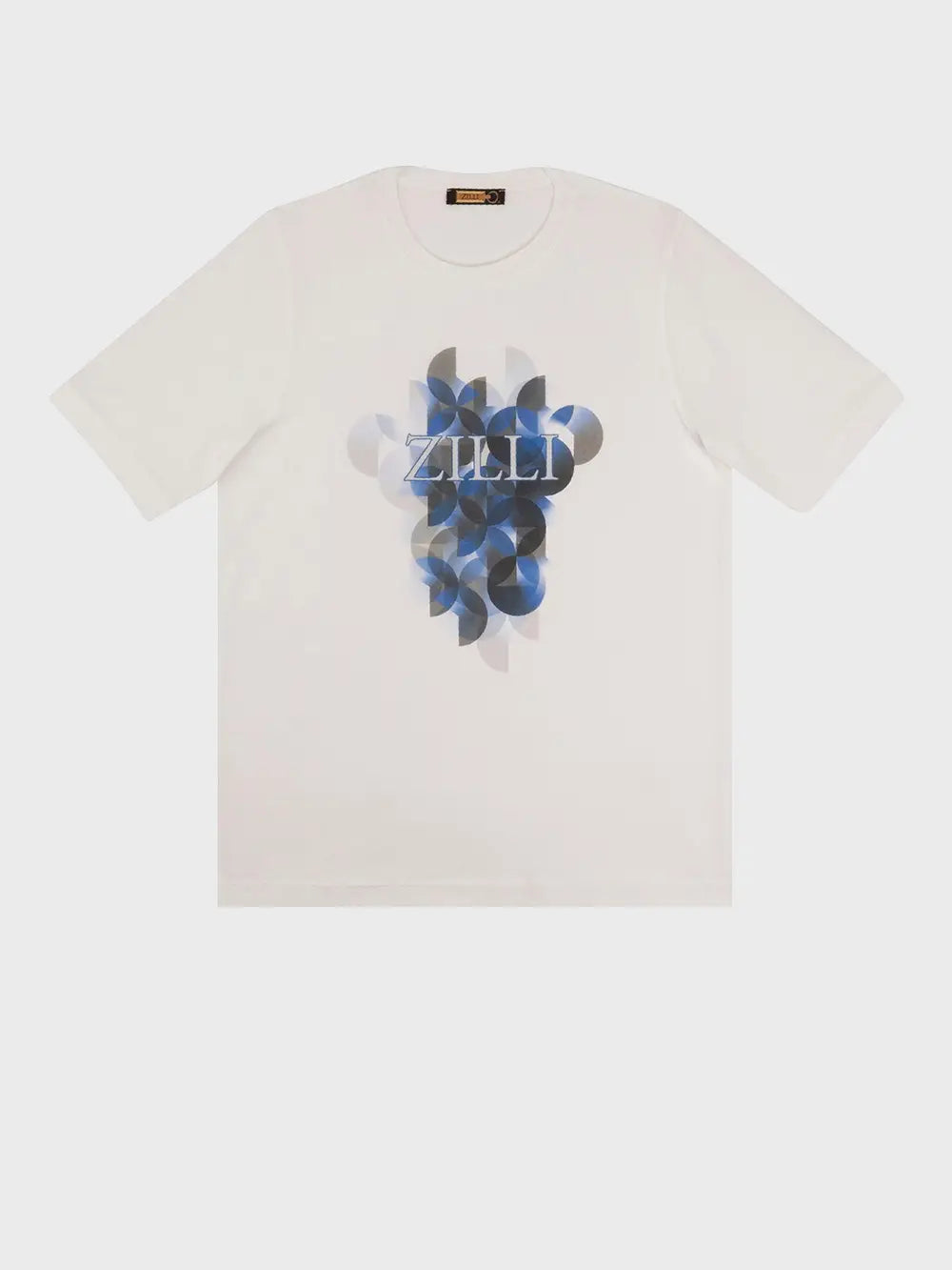 Round neck t-shirt with ZILLI graphic print