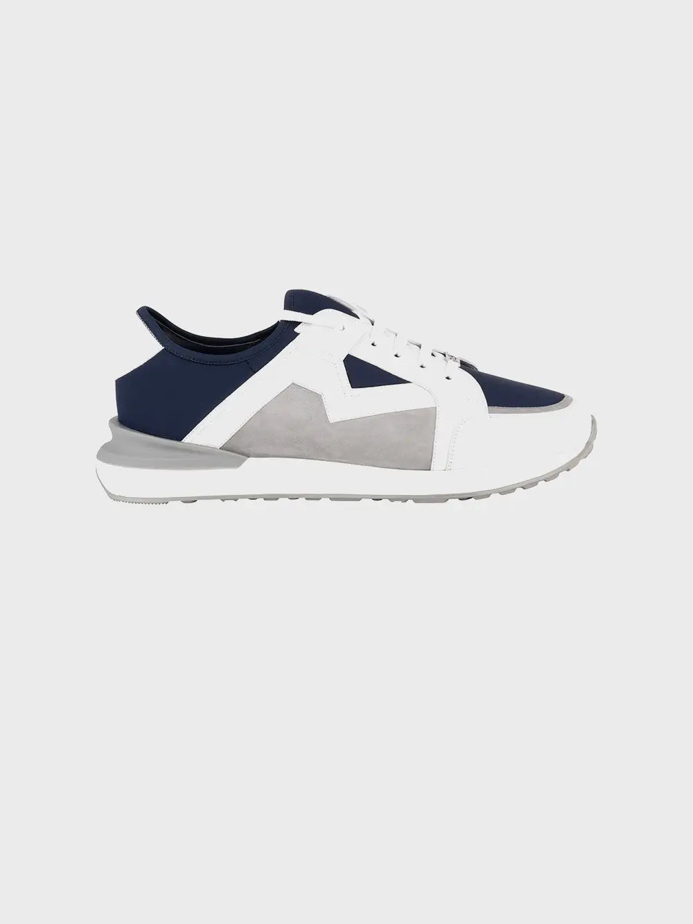 Zilli Calfskin White Sneaker with Soft Nappa Leather Lining