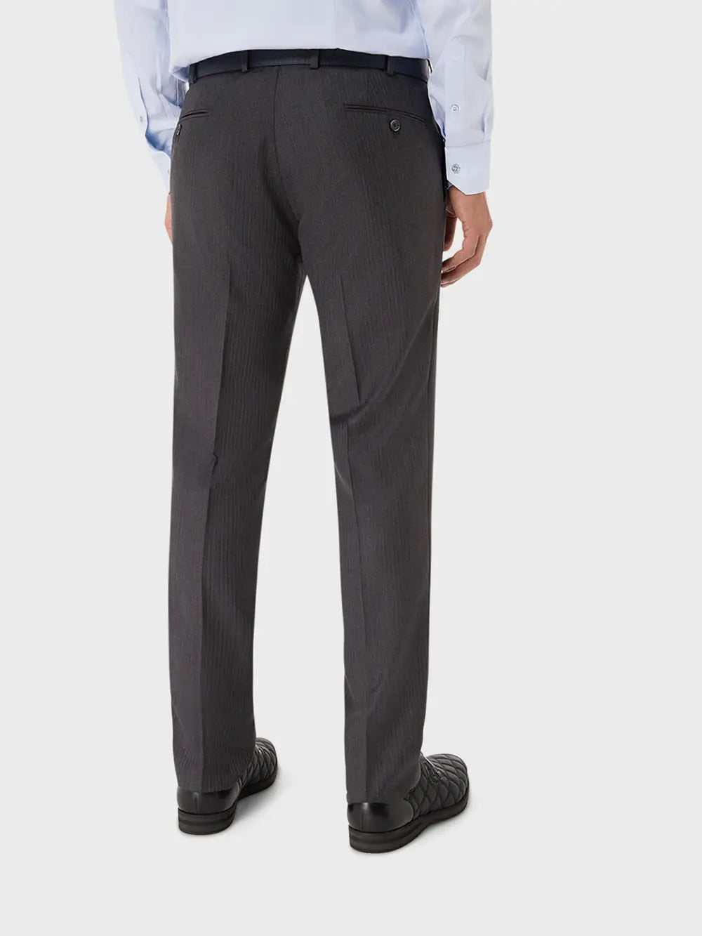 Zilli Two-Button Jacket Suit in Dark Grey