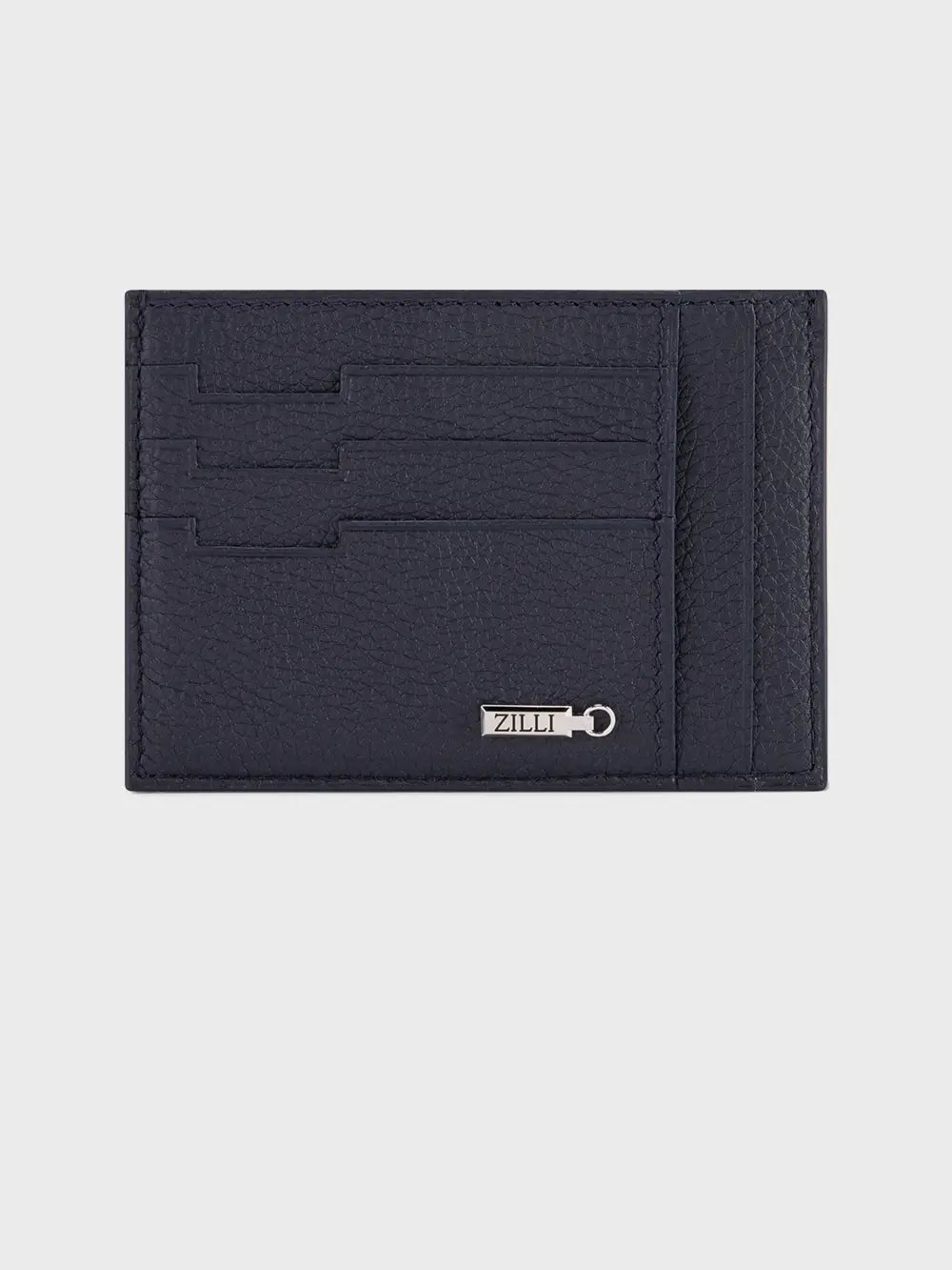 Grained Calfskin Credit Card Holder