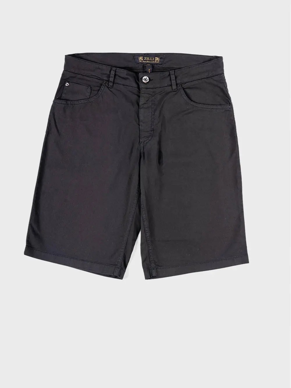 Zilli Black Bermuda Shorts With Signature Z Embroidery Logo