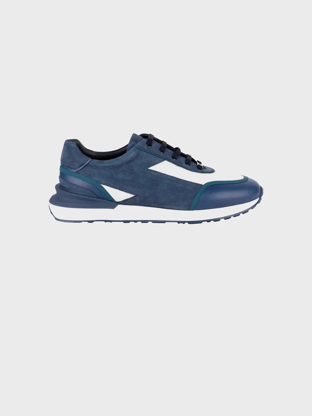 Zilli Calfskin Blue Sneakers